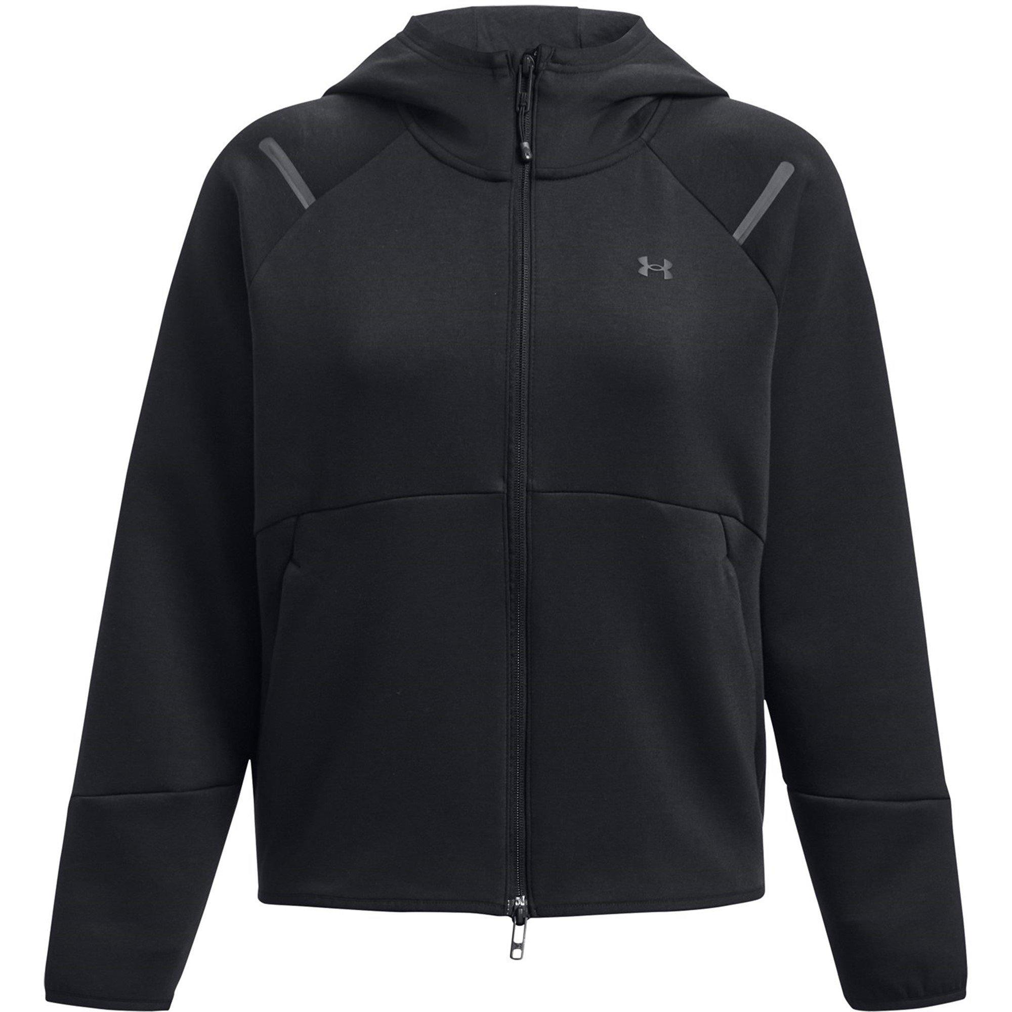 Black - Under Armour - Women's Unstoppable Full-Zip Fleece - 1