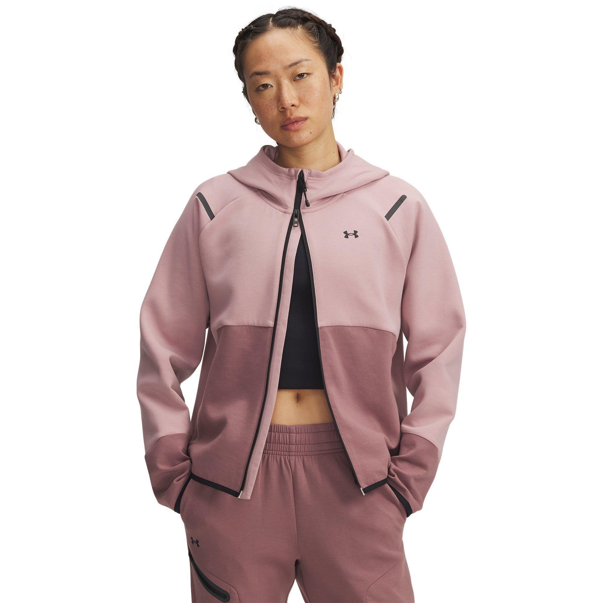 Under Armour Women's Unstoppable Full-Zip Fleece - Tourmaline Pink - 12 (M)