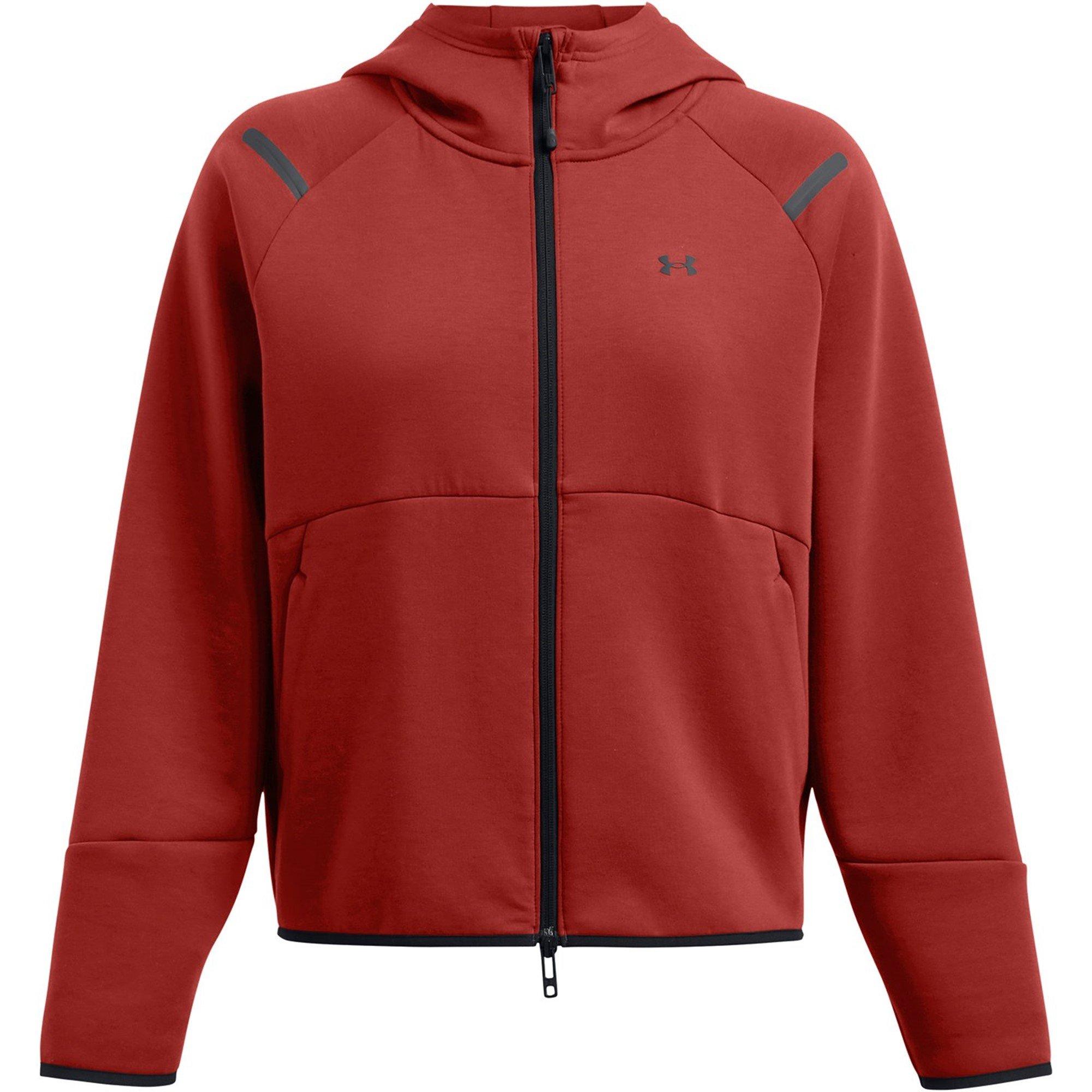 Under Armour Women's Unstoppable Full-Zip Fleece - Orange - 14 (L)