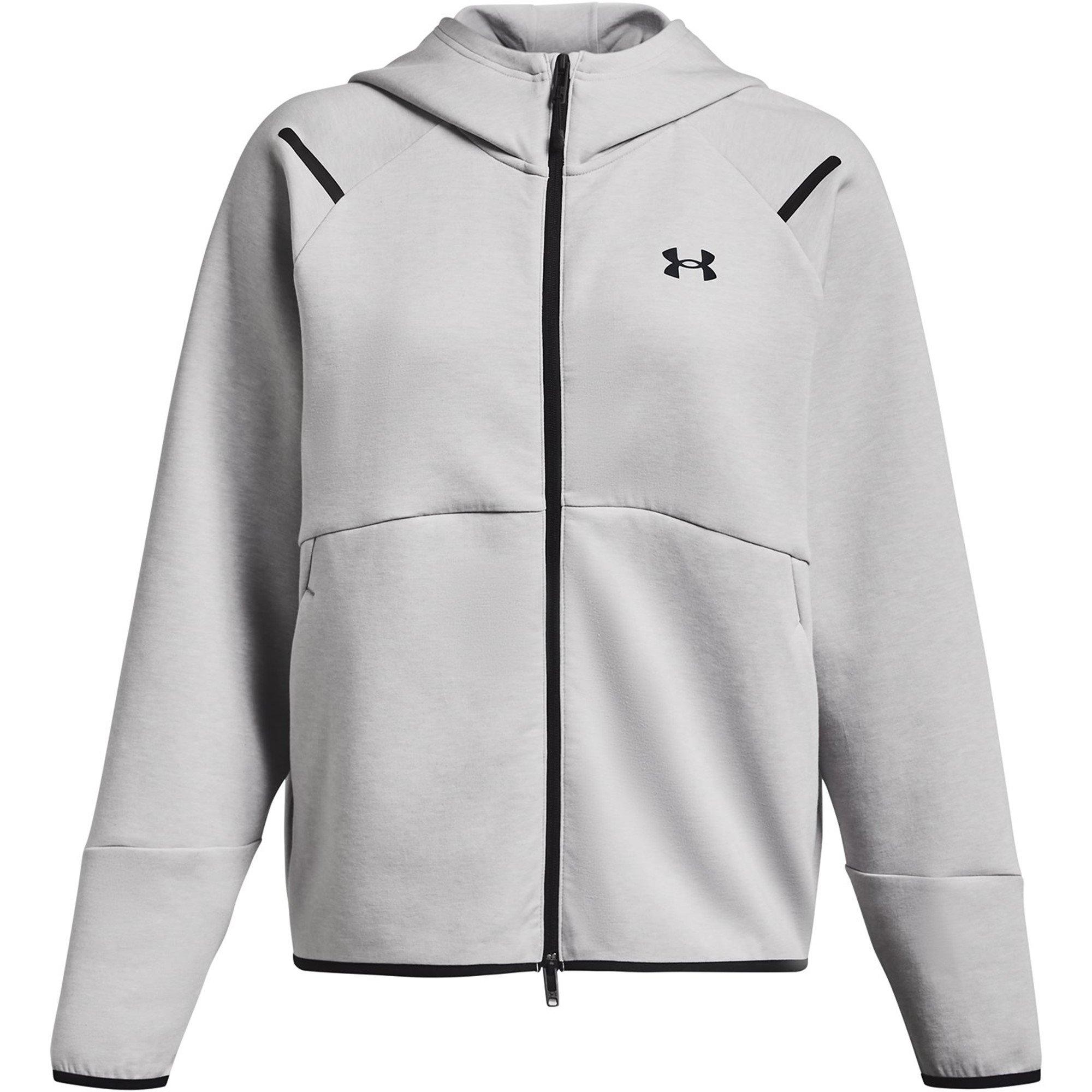 Under Armour Women's Unstoppable Full-Zip Fleece - Mod Gray - 14 (L)