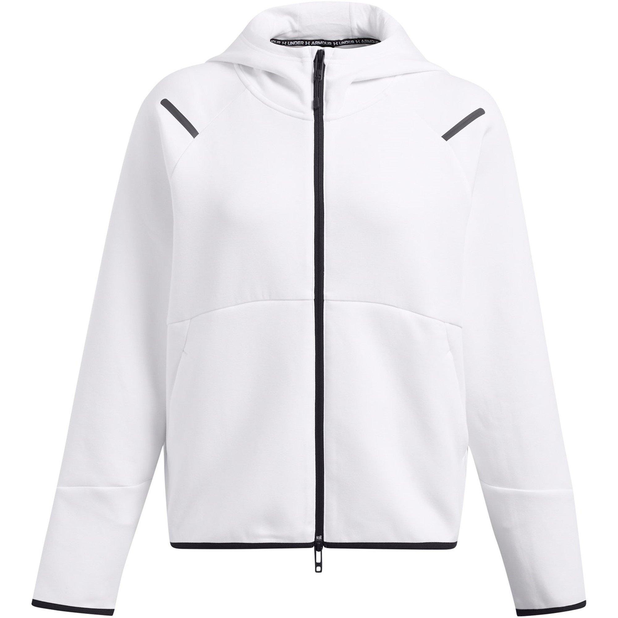 Under Armour Women's Unstoppable Full-Zip Fleece - White - 14 (L)