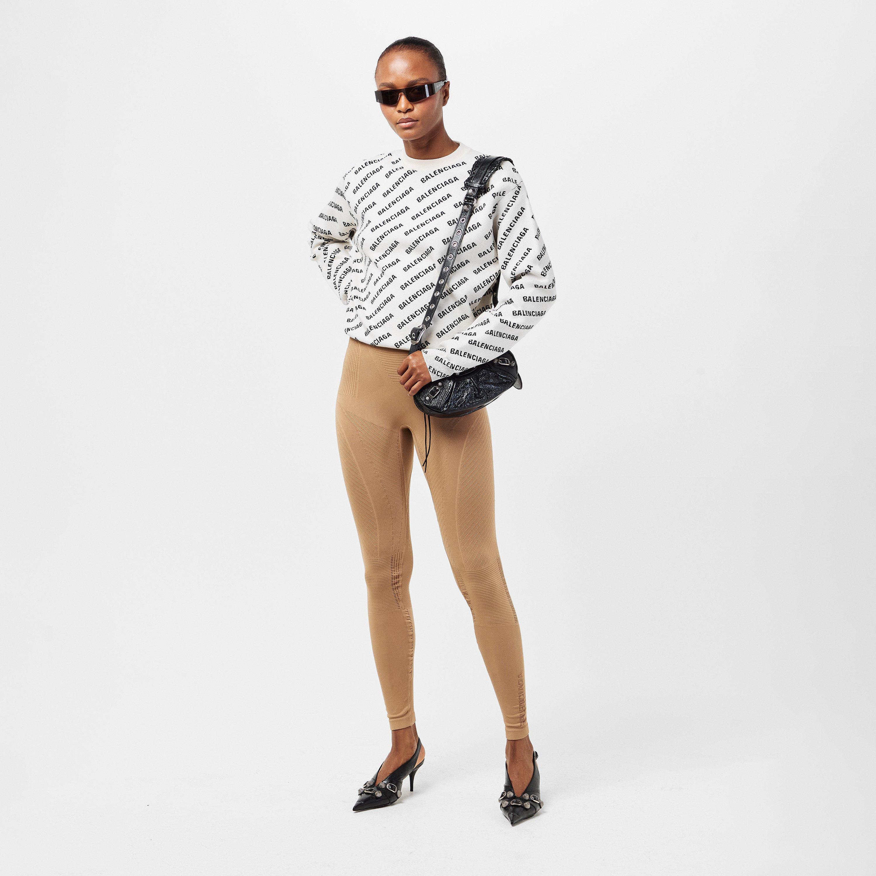 White/Black - Balenciaga - Logo Sweater - 6