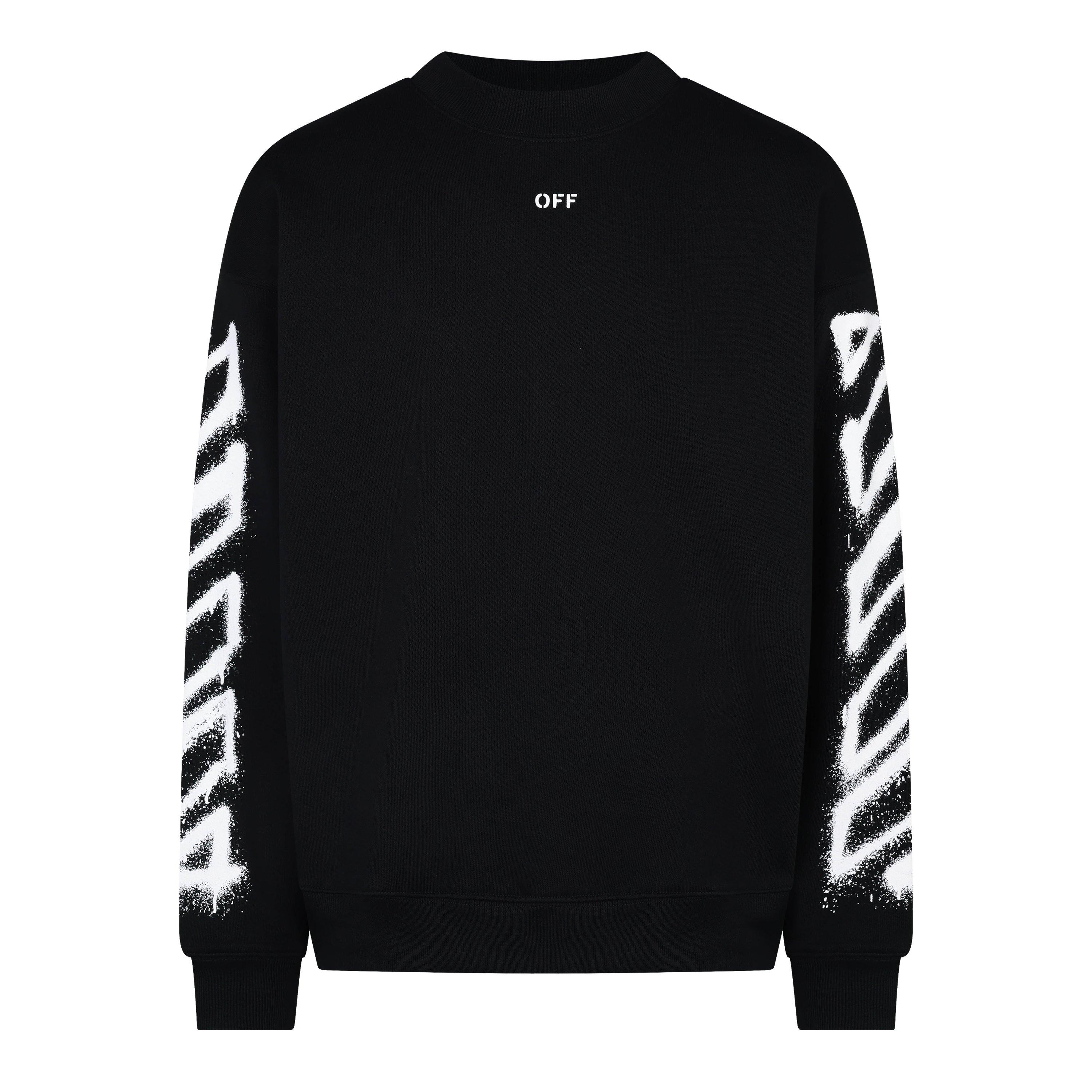 Black - Off White - Off Spray Arrow Swt Ld99 - 1