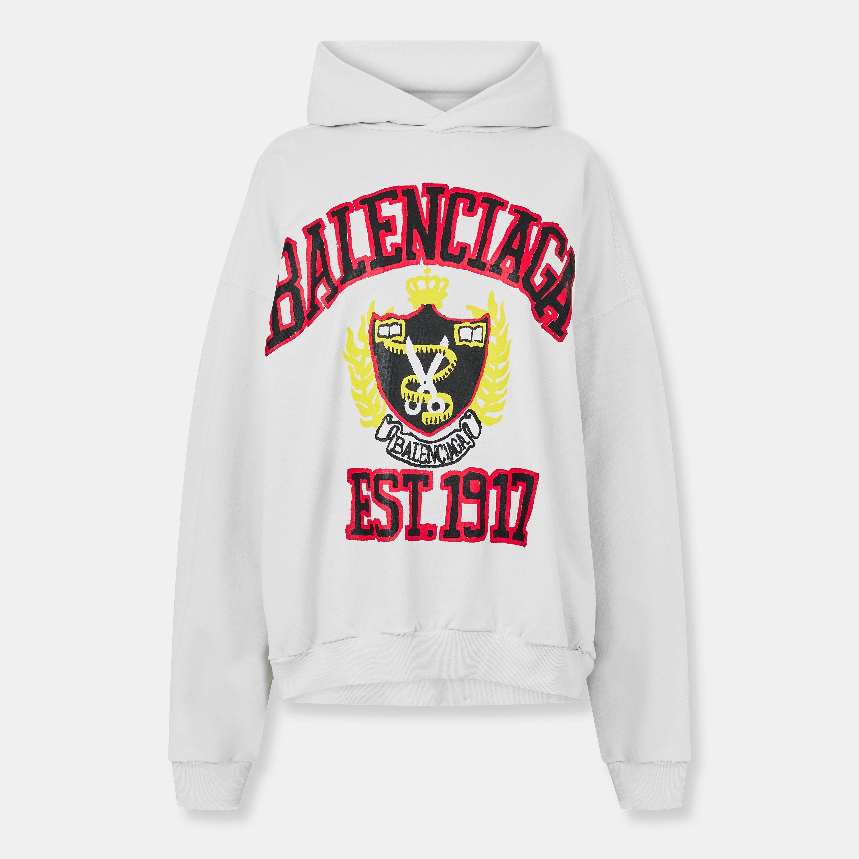 Dirty White - Balenciaga - Women's Over the Head Hoodie - 1