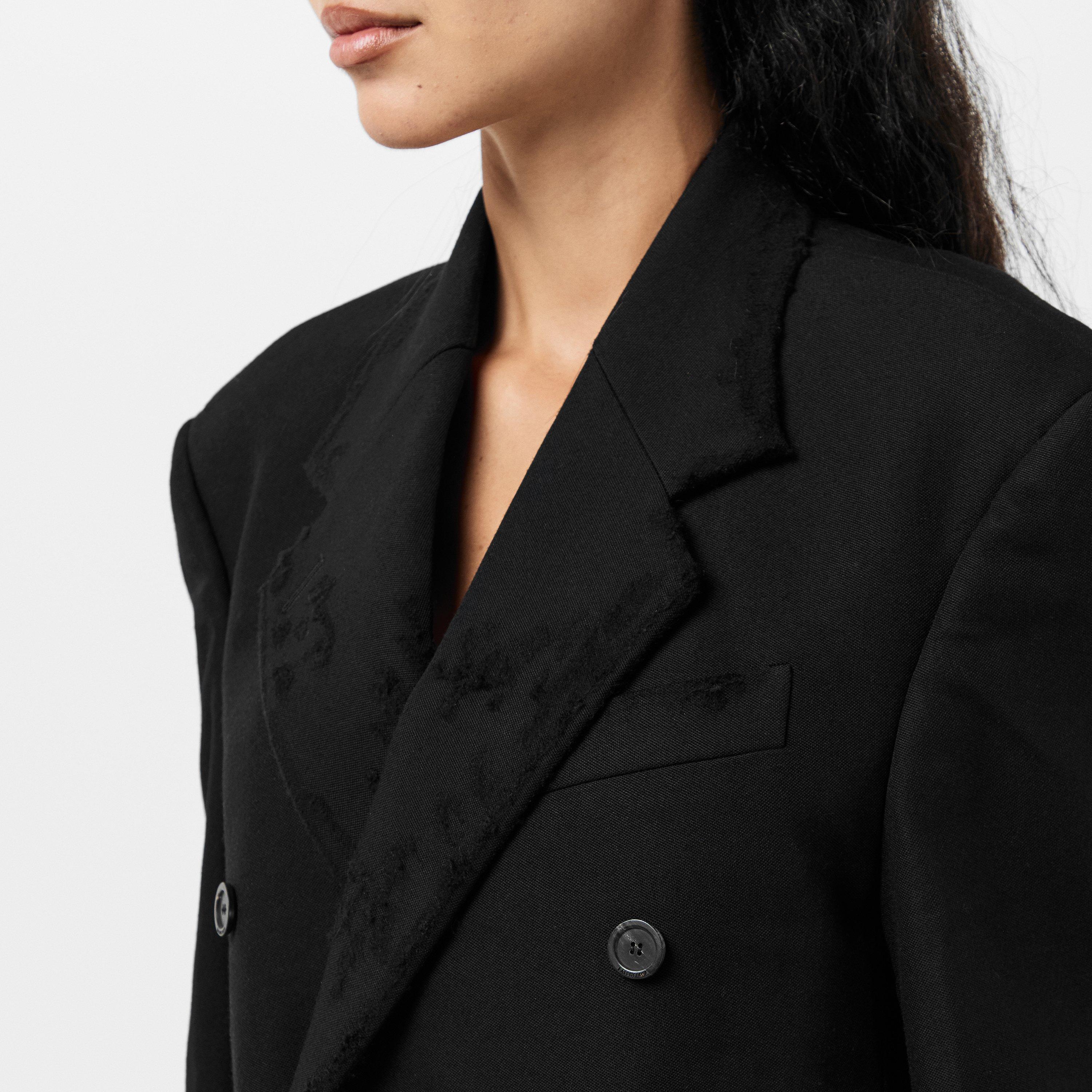 Black - Balenciaga - Women's  Structured Insulated Black Aviator Jacket - 5