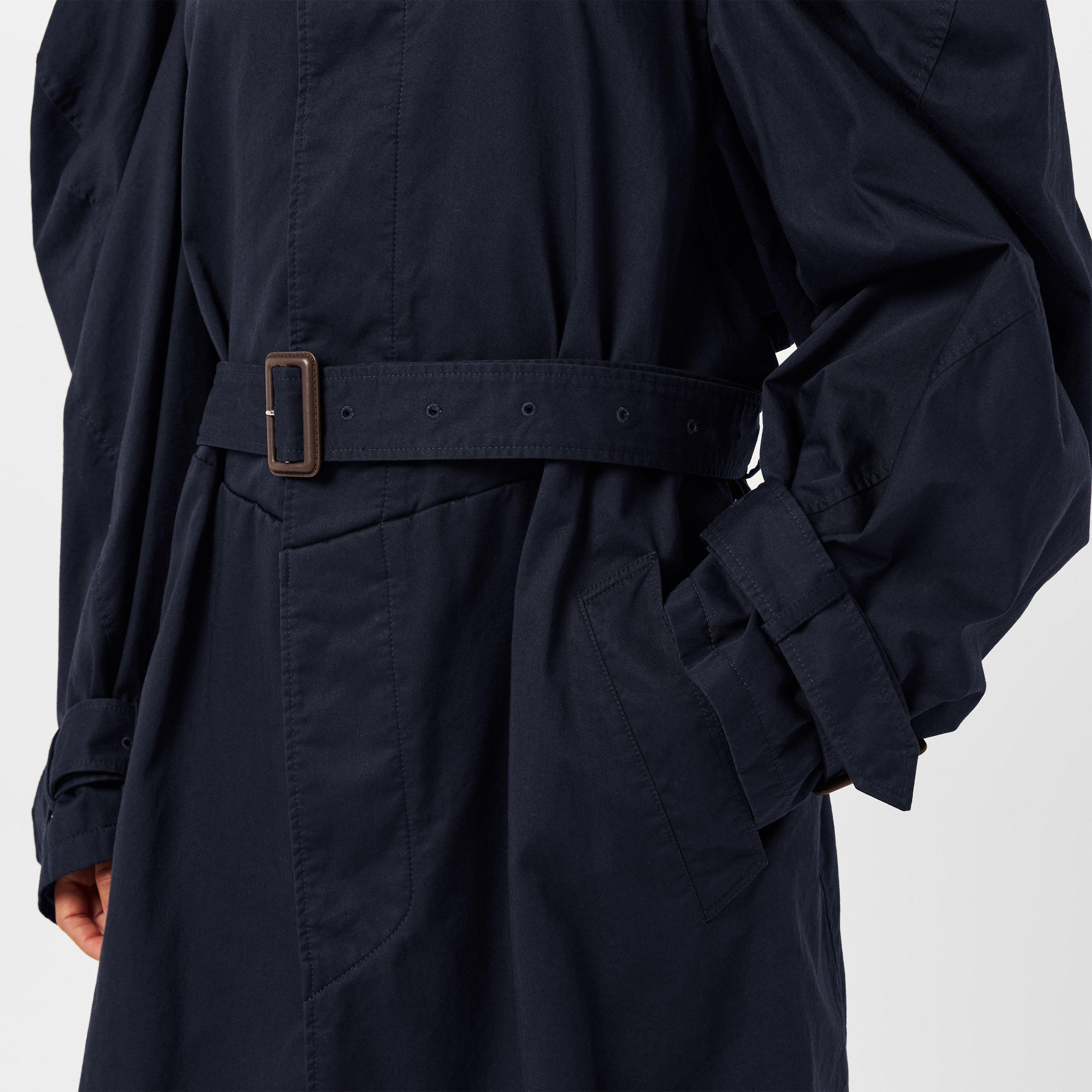 Ink - Balenciaga - Women's Oversized Water-Resistant Trench Coat - 5