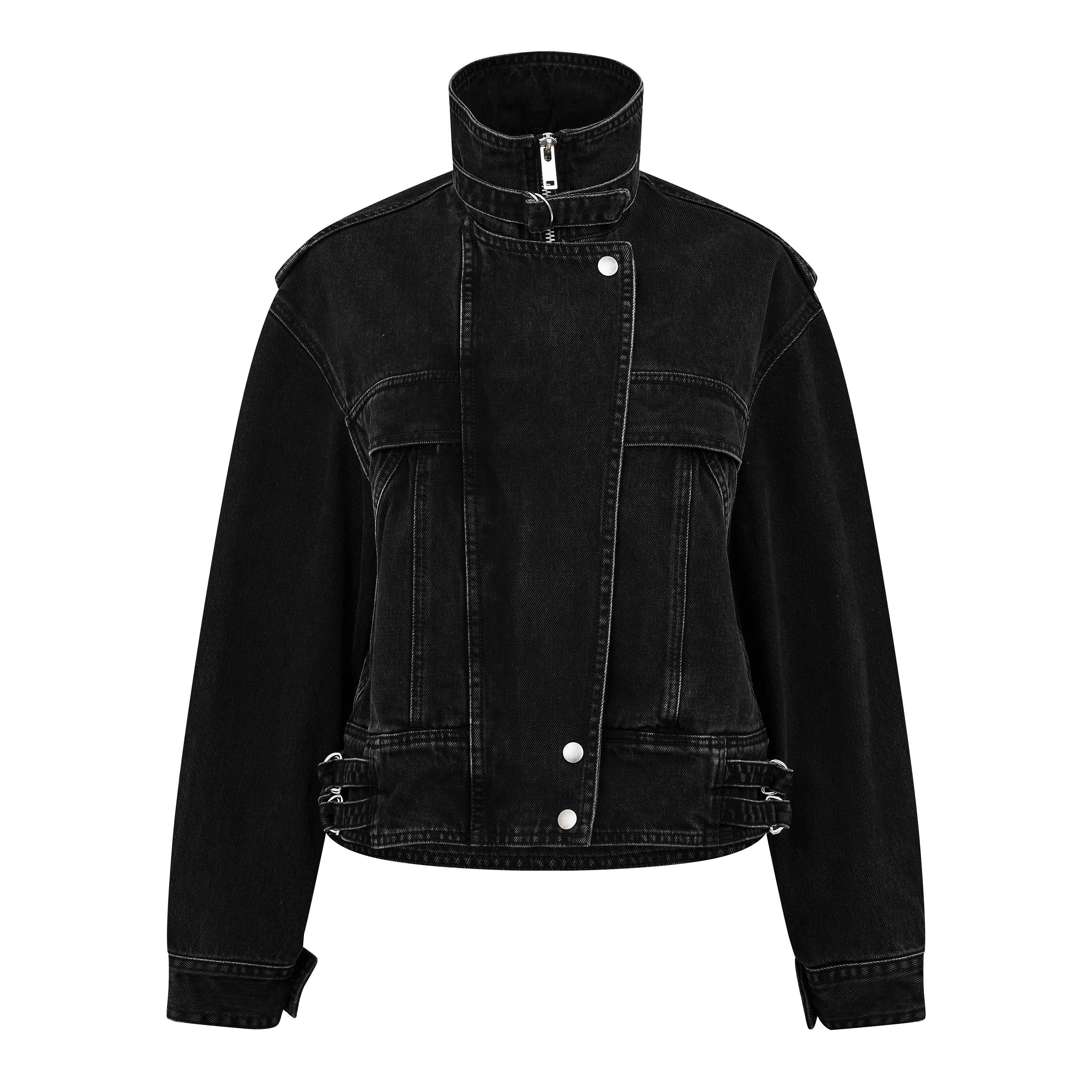 Faded Black - Marant Etoile - Women's Joseline Bomber Jacket - 1