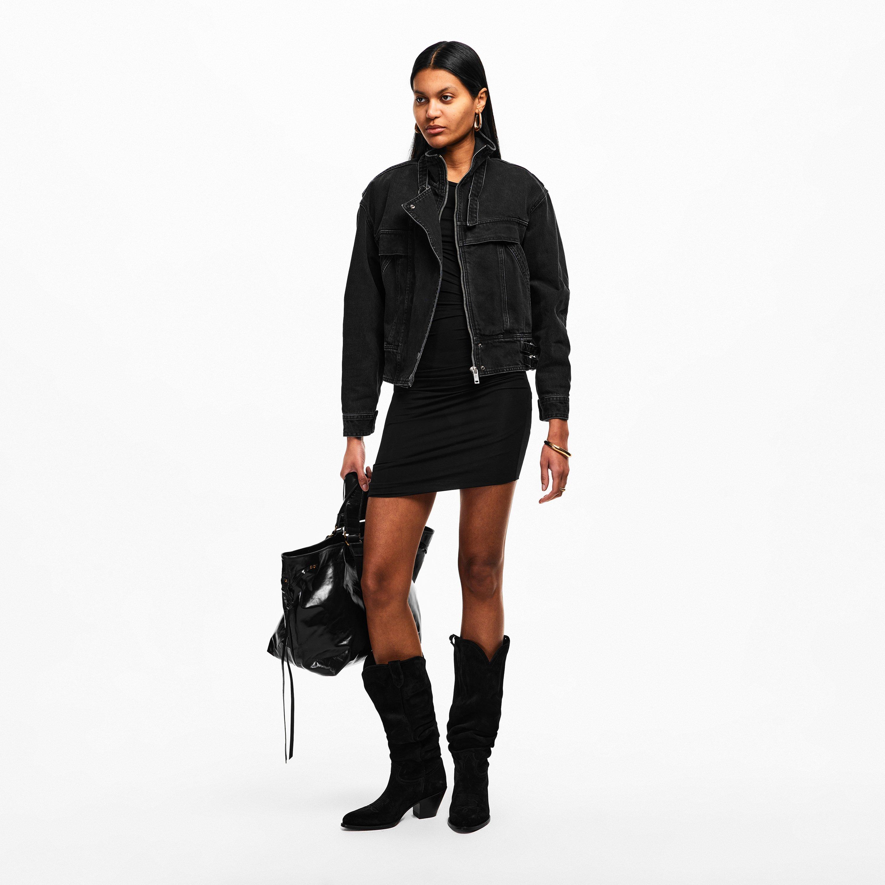 Faded Black - Marant Etoile - Women's Joseline Bomber Jacket - 5