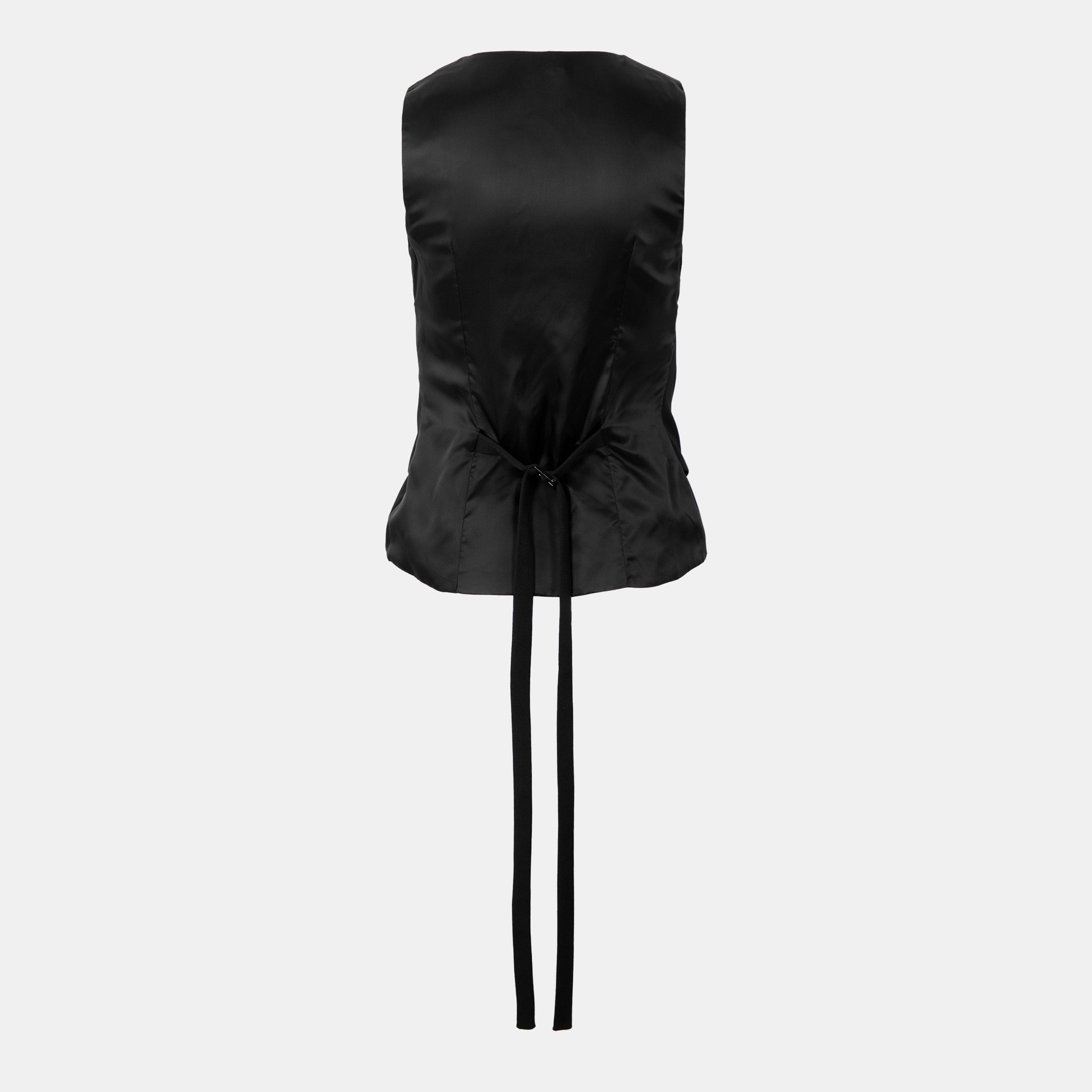 Black - Alexander McQueen - Women's Alex Corset Waistcoat - 2