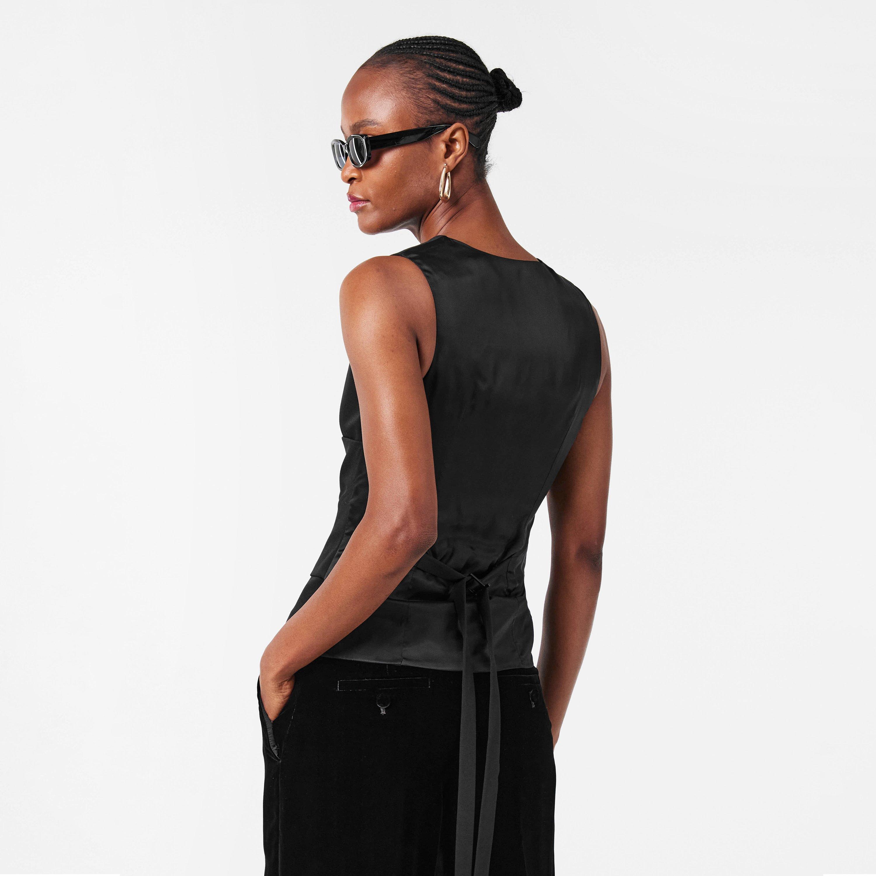 Black - Alexander McQueen - Women's Alex Corset Waistcoat - 4