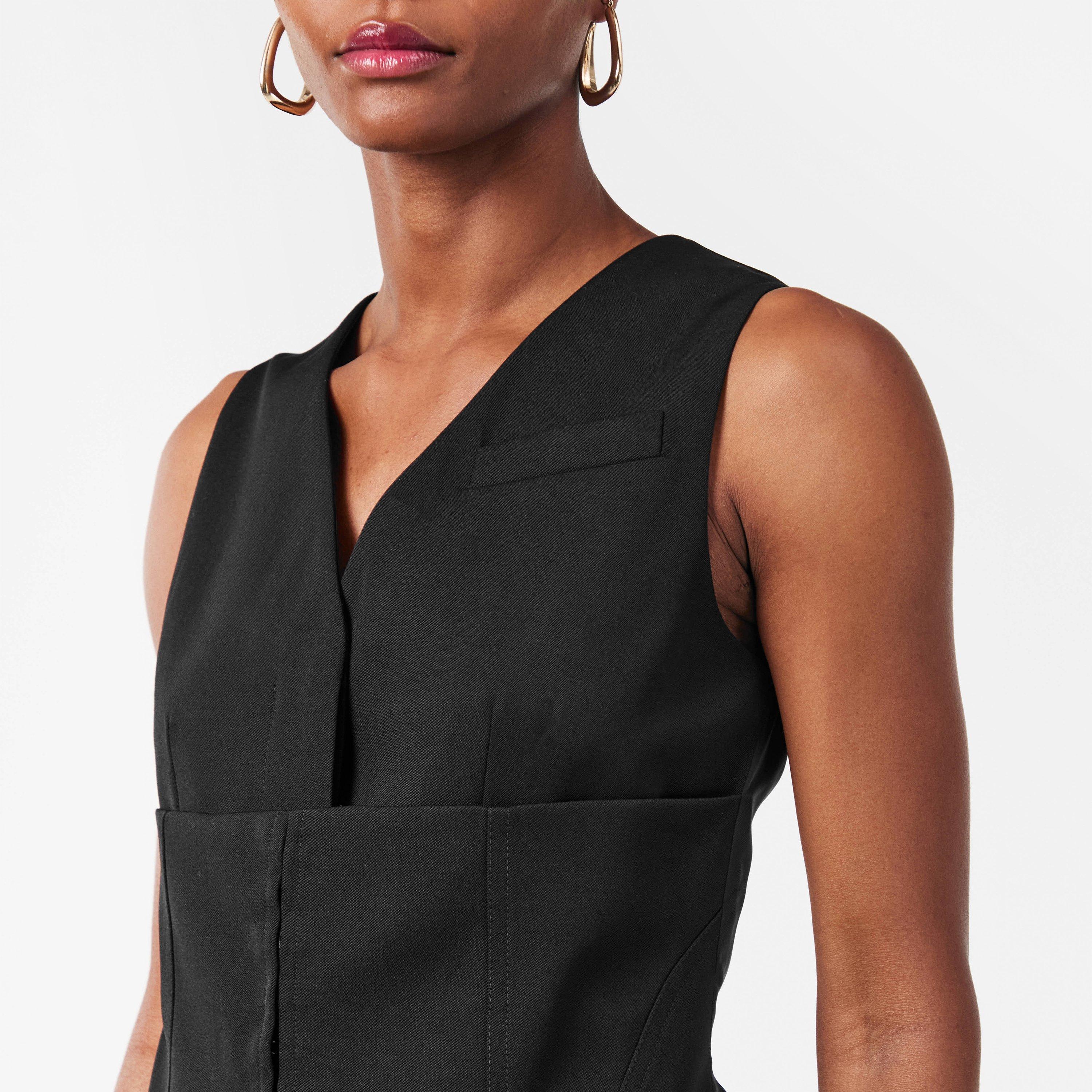 Black - Alexander McQueen - Women's Alex Corset Waistcoat - 5