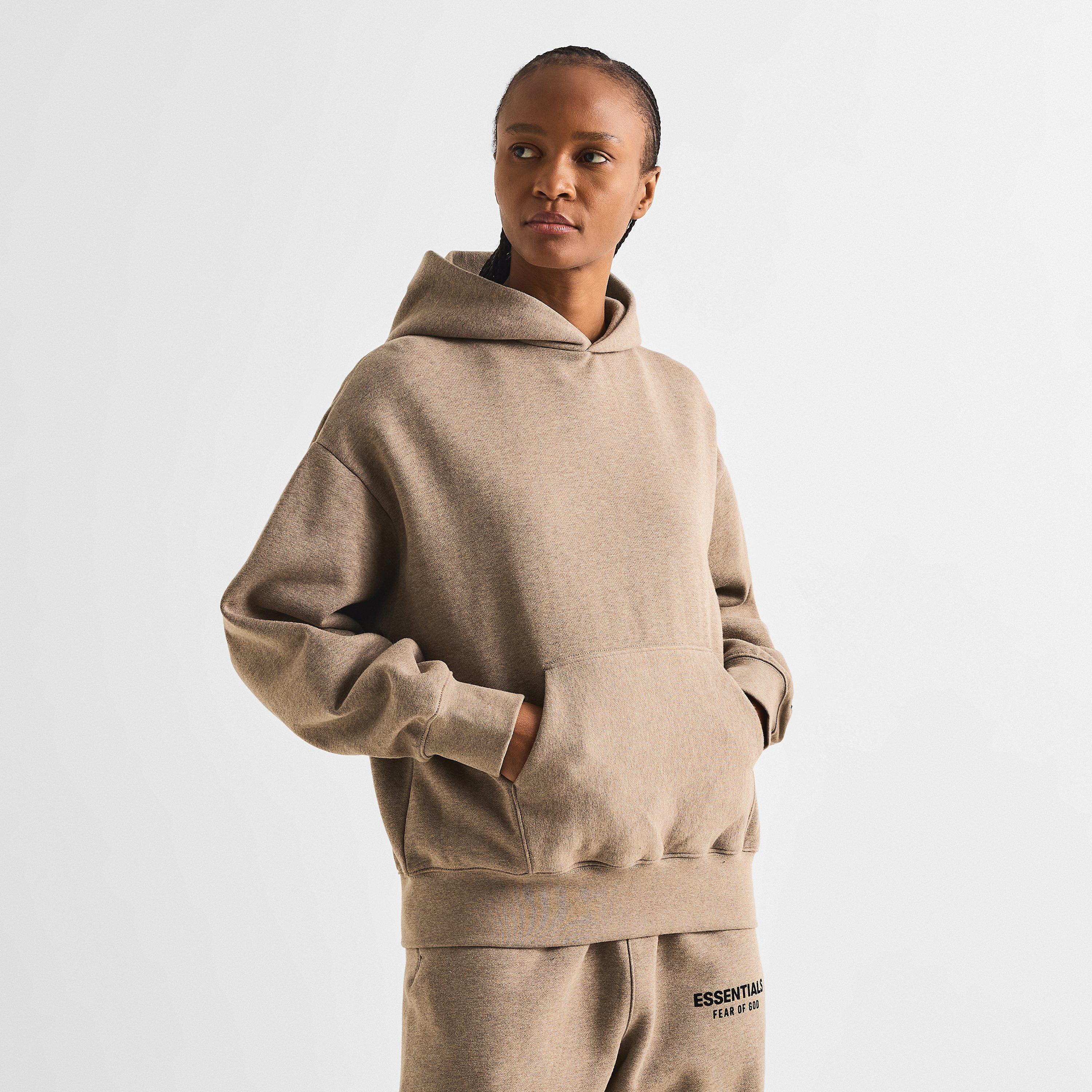 Grey - Fear Of God Essentials - Women's Overhead Hoodie - 3
