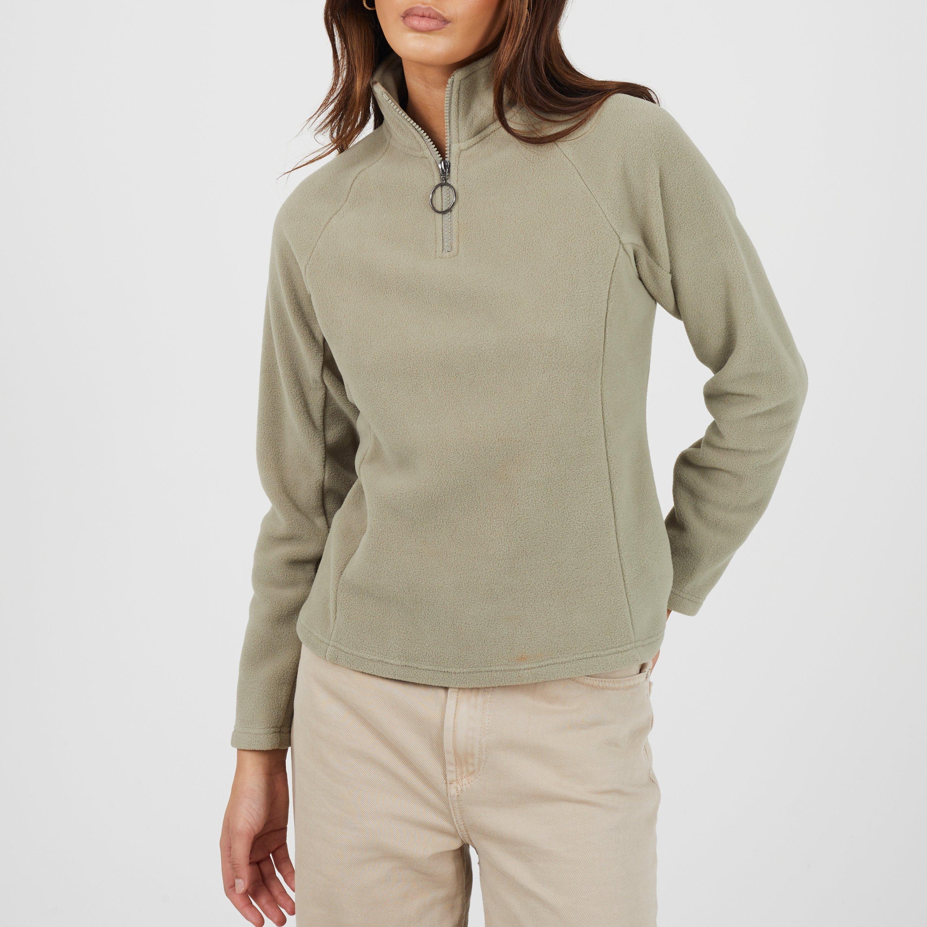 Brave Soul Ladies Quarter Zip Sweatshirt