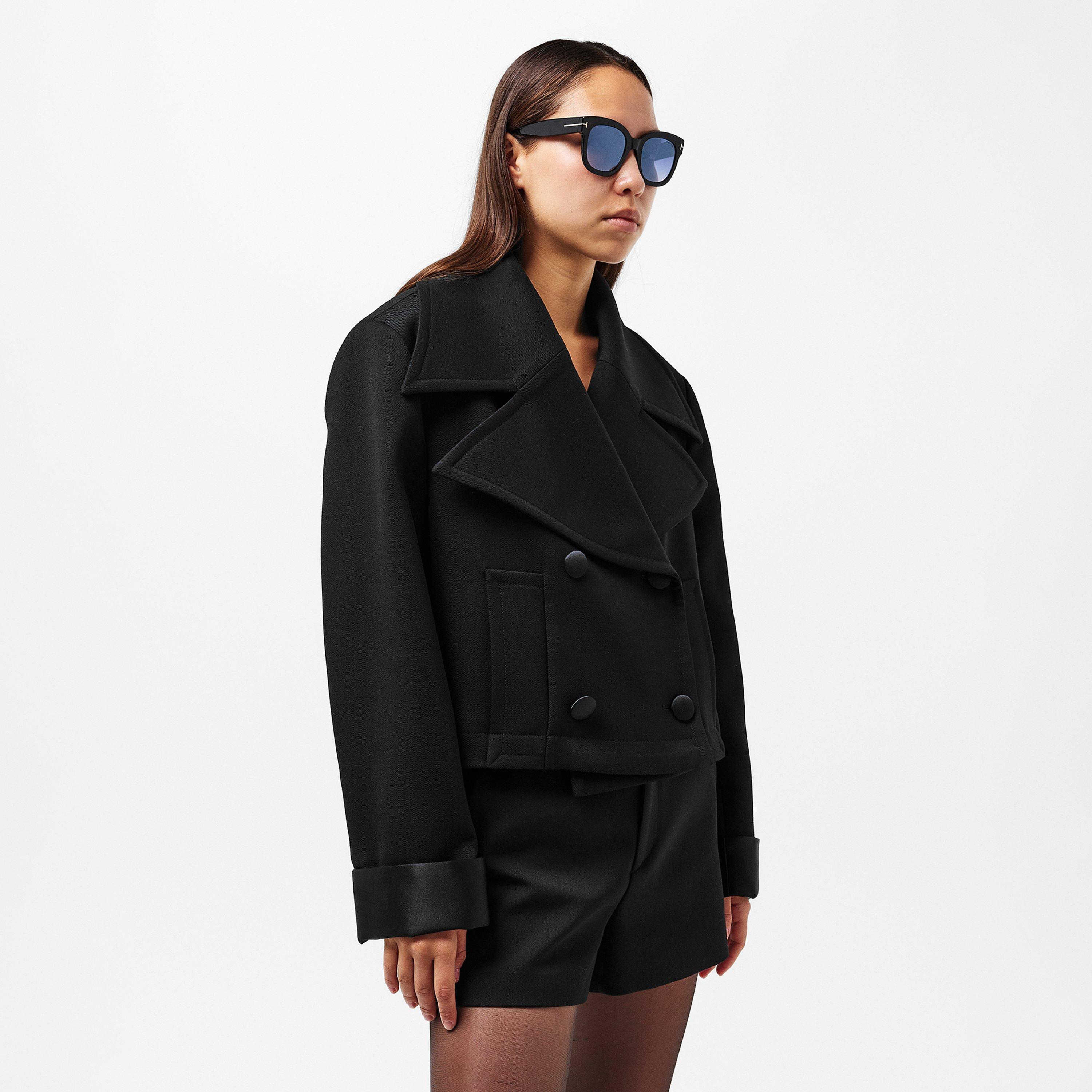 Nero - Dolce and Gabbana - Women's Dolce & Gabbana Tailored Peacoat - 3