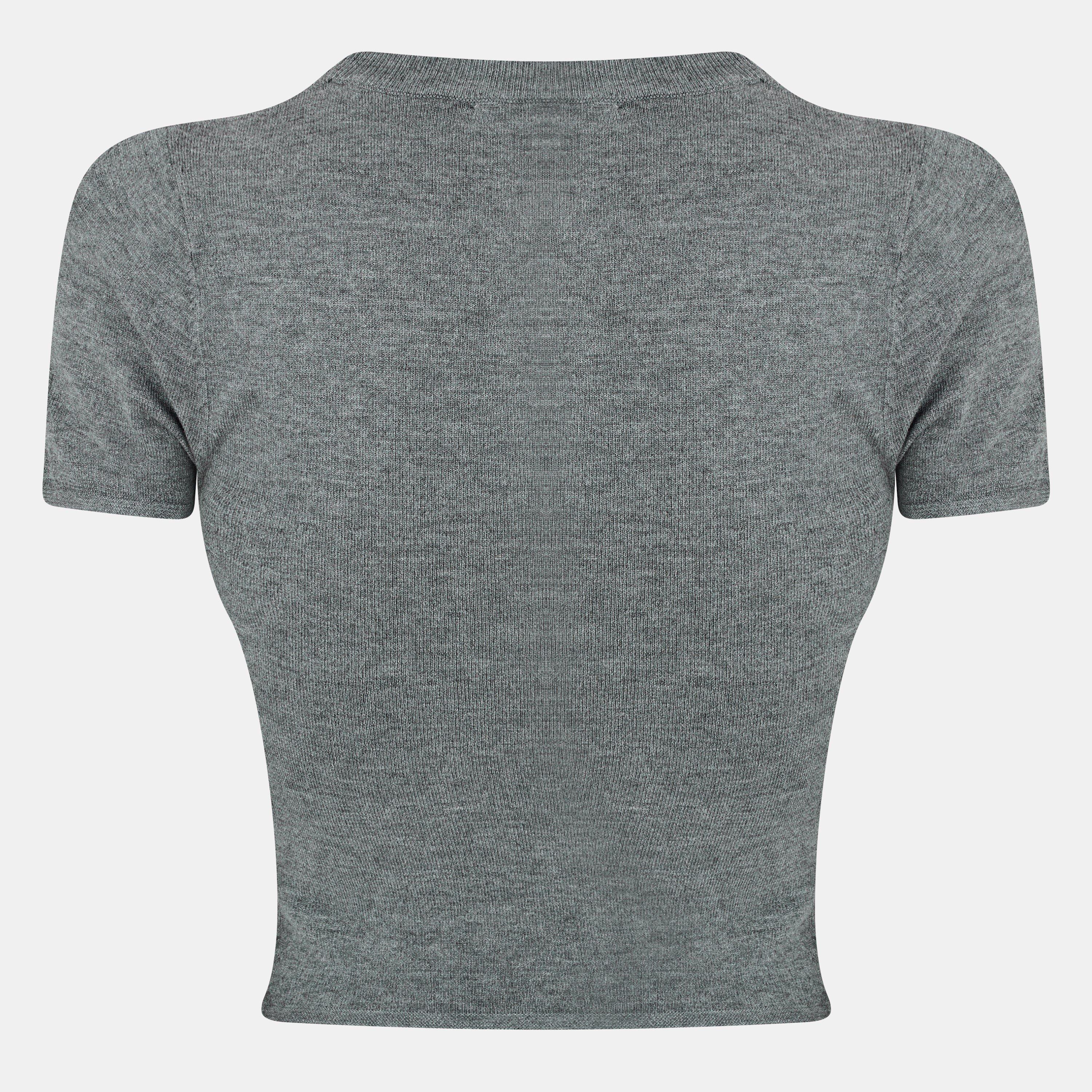 Charcoal Marl - Jack Wills - Knitted Top - 2