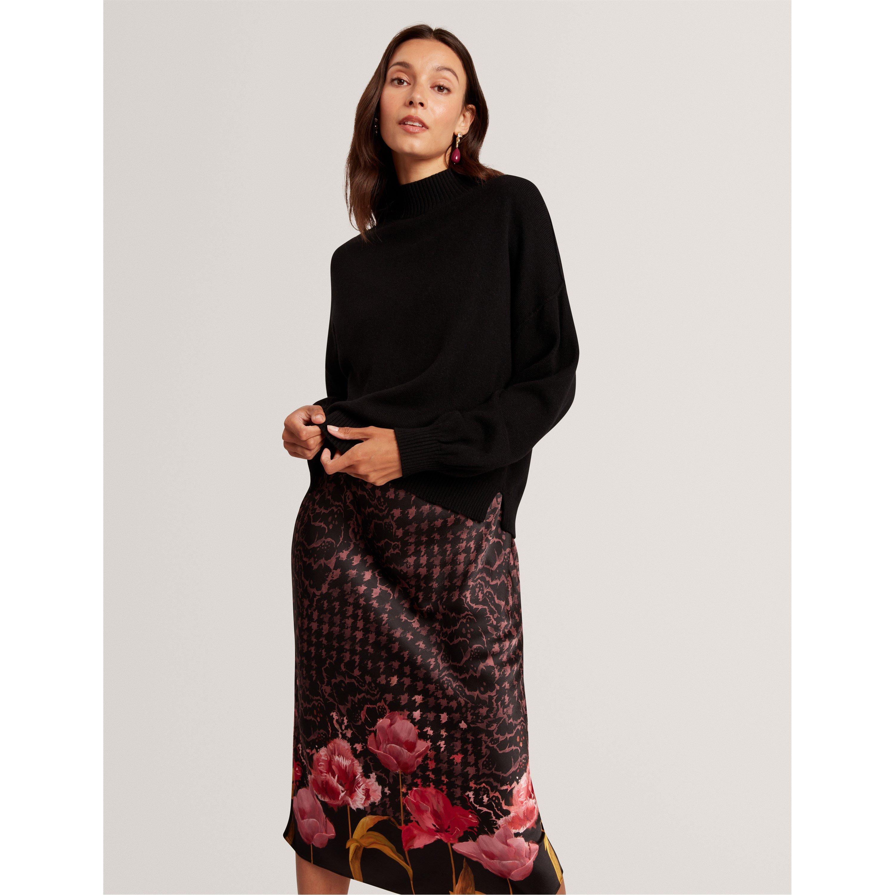 Black - Ted Baker - Women's Knitted Jumper Dress - 2