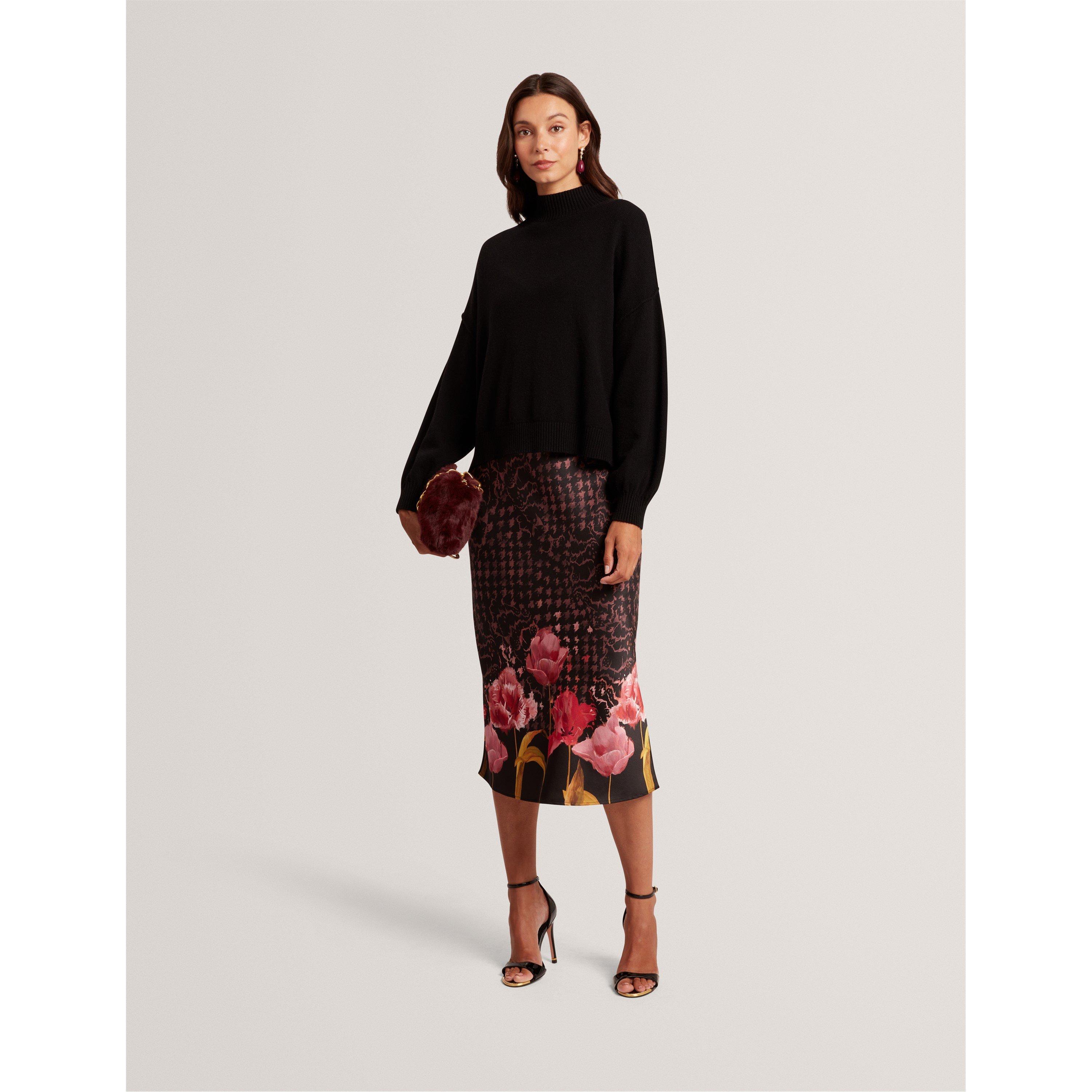Black - Ted Baker - Women's Knitted Jumper Dress - 5