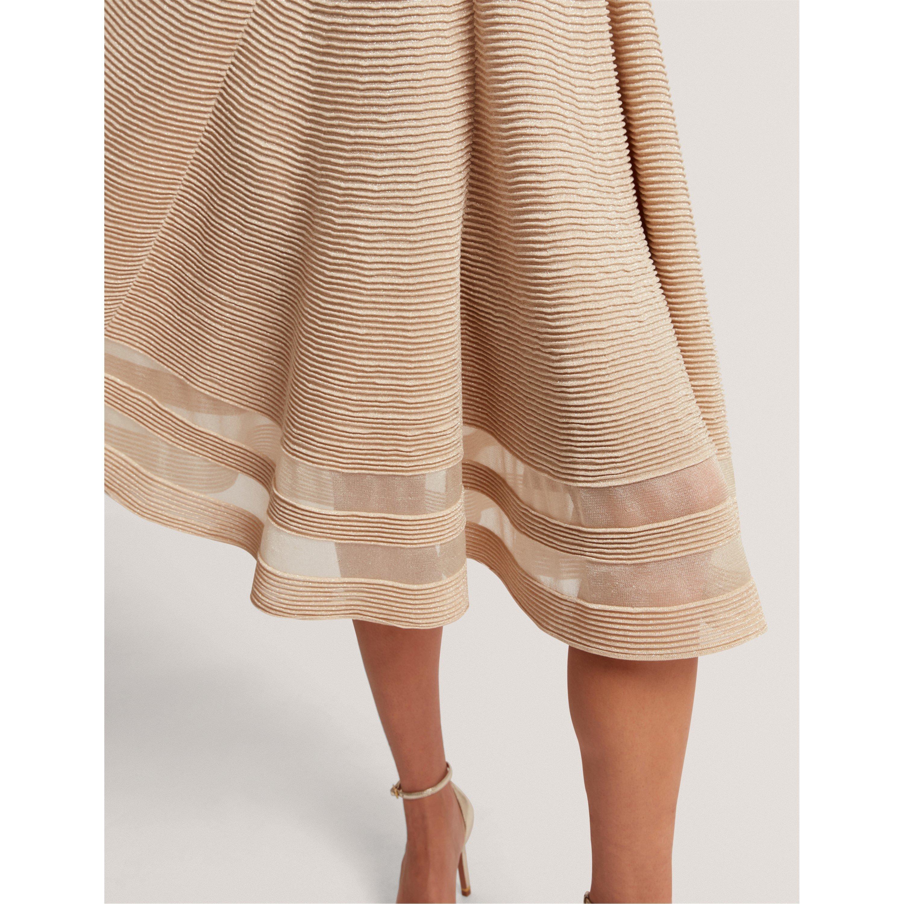 Natural - Ted Baker - Women's Knitted Jumper Dress - 4