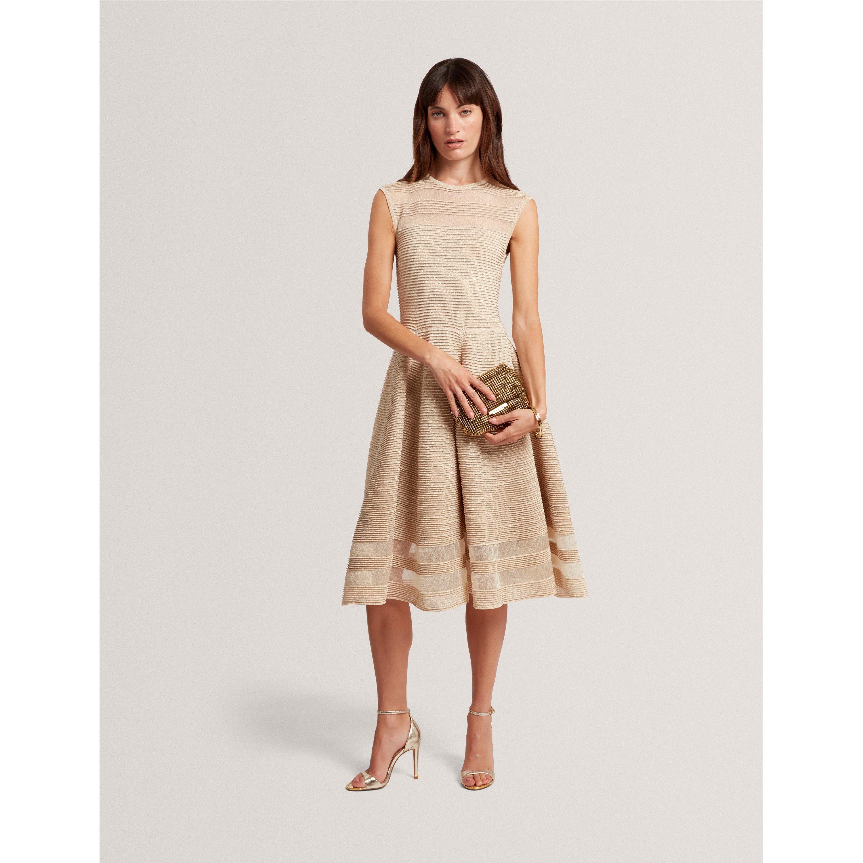 Natural - Ted Baker - Women's Knitted Jumper Dress - 5