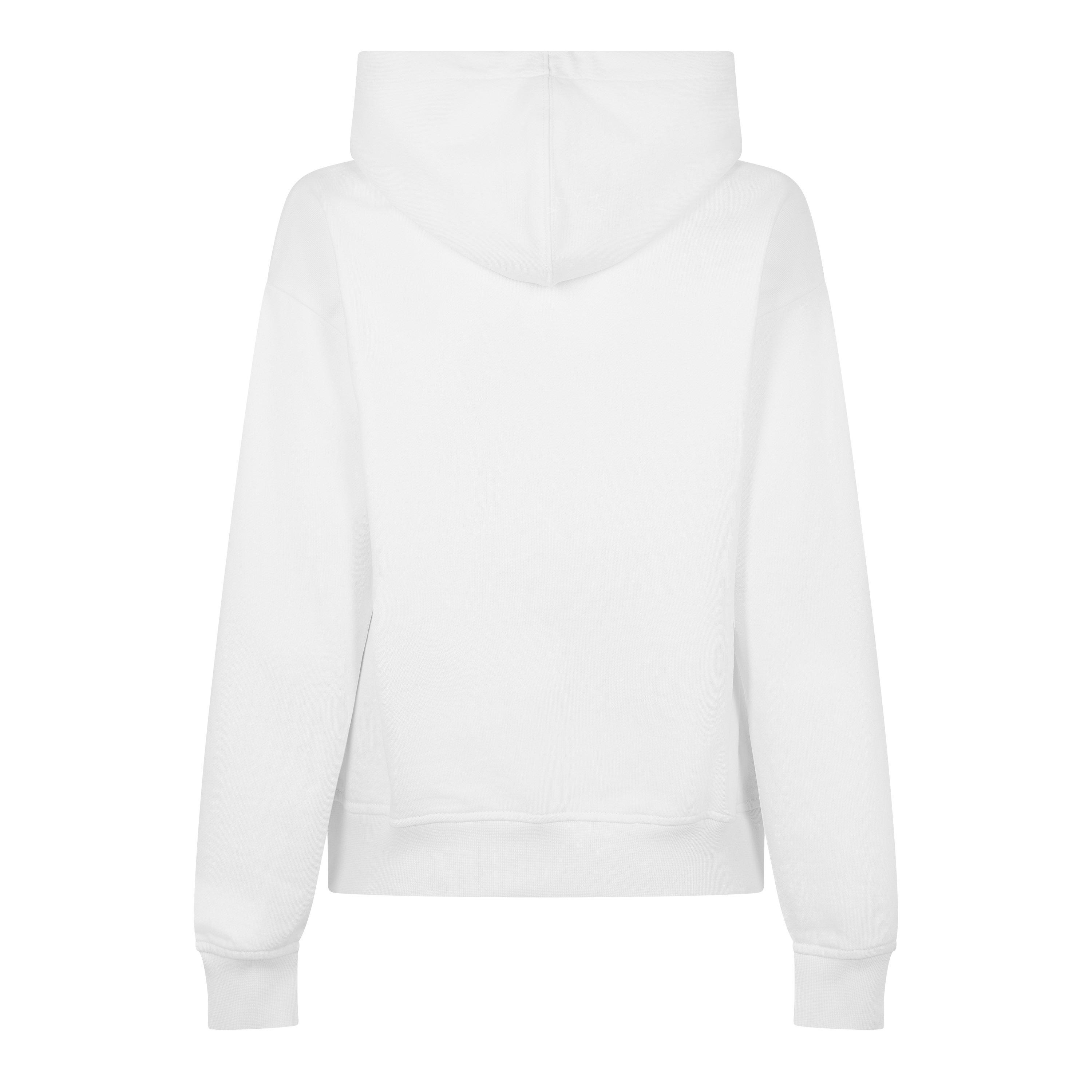 Bright White - Calvin Klein Jeans - Core Monogram Logo Hoodie - 2