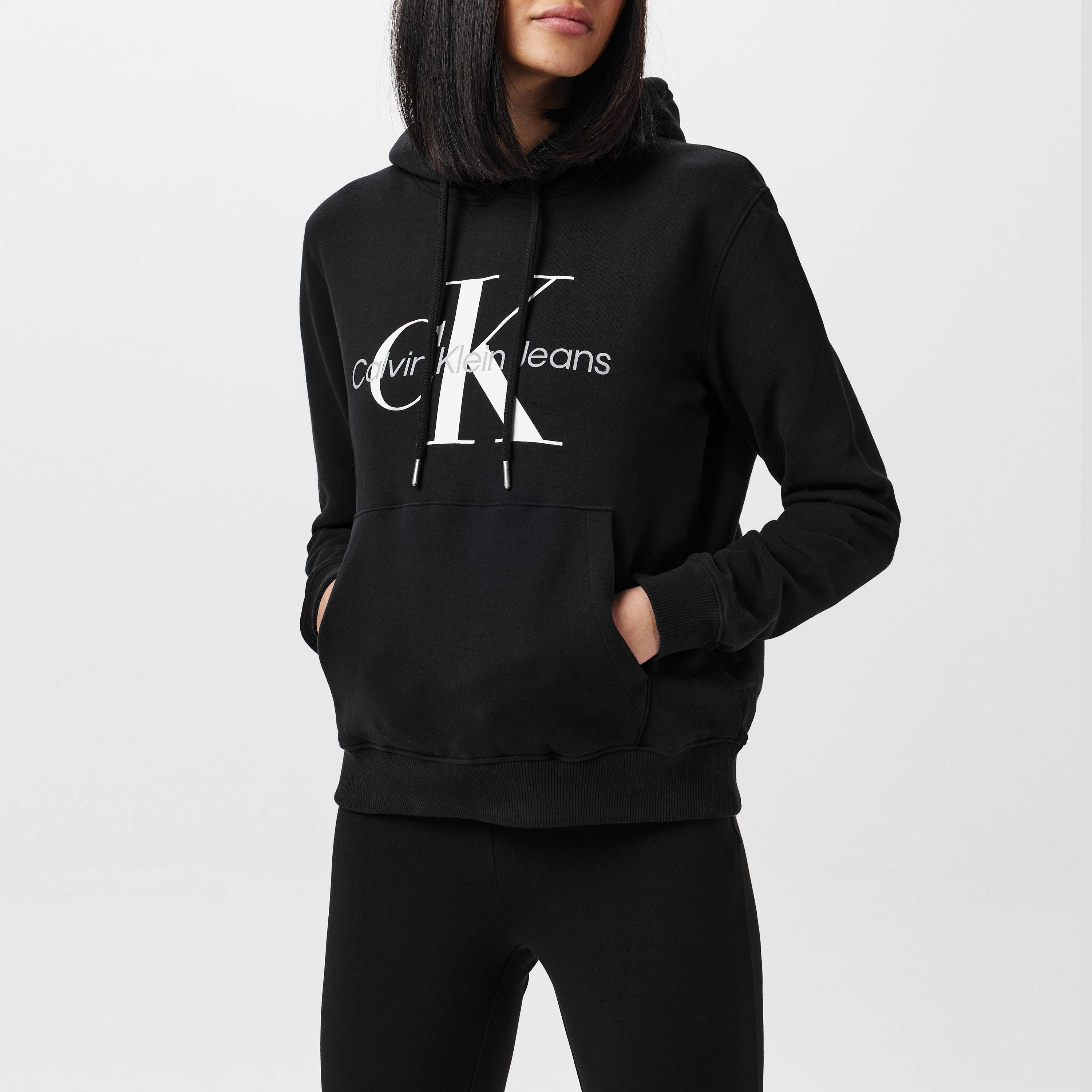 CK Black - Calvin Klein Jeans - Core Monogram Logo Hoodie - 1
