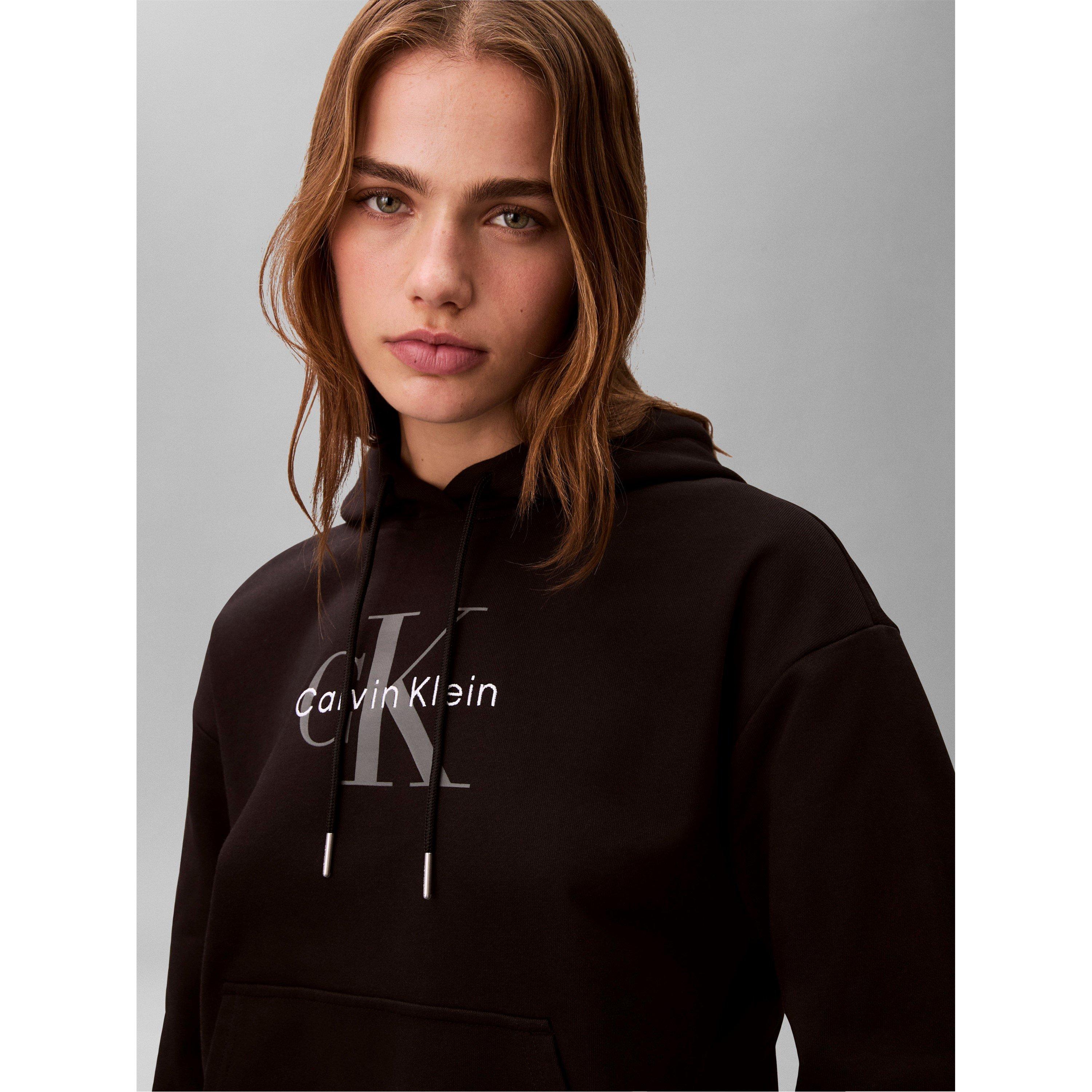 CK Black - Calvin Klein Jeans - Core Monogram Logo Hoodie - 2
