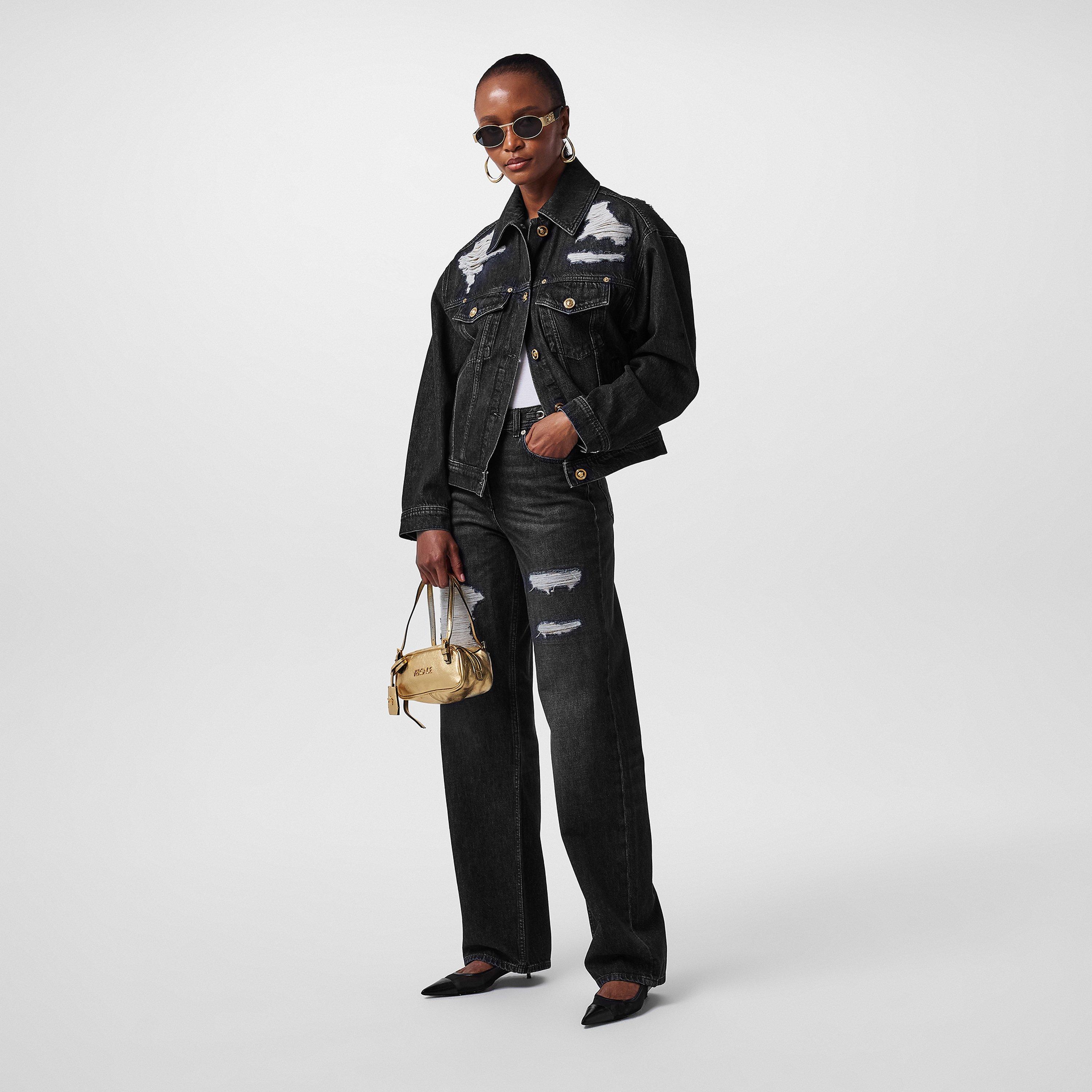 Black - Versace - Women's  Denim Jacket - 6