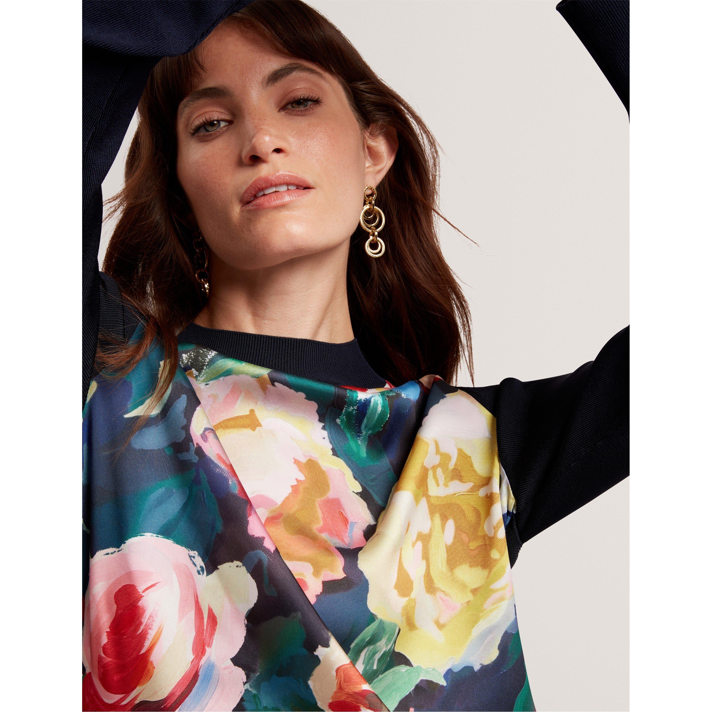 Navy - Ted Baker - Women's Knitted Top - 4