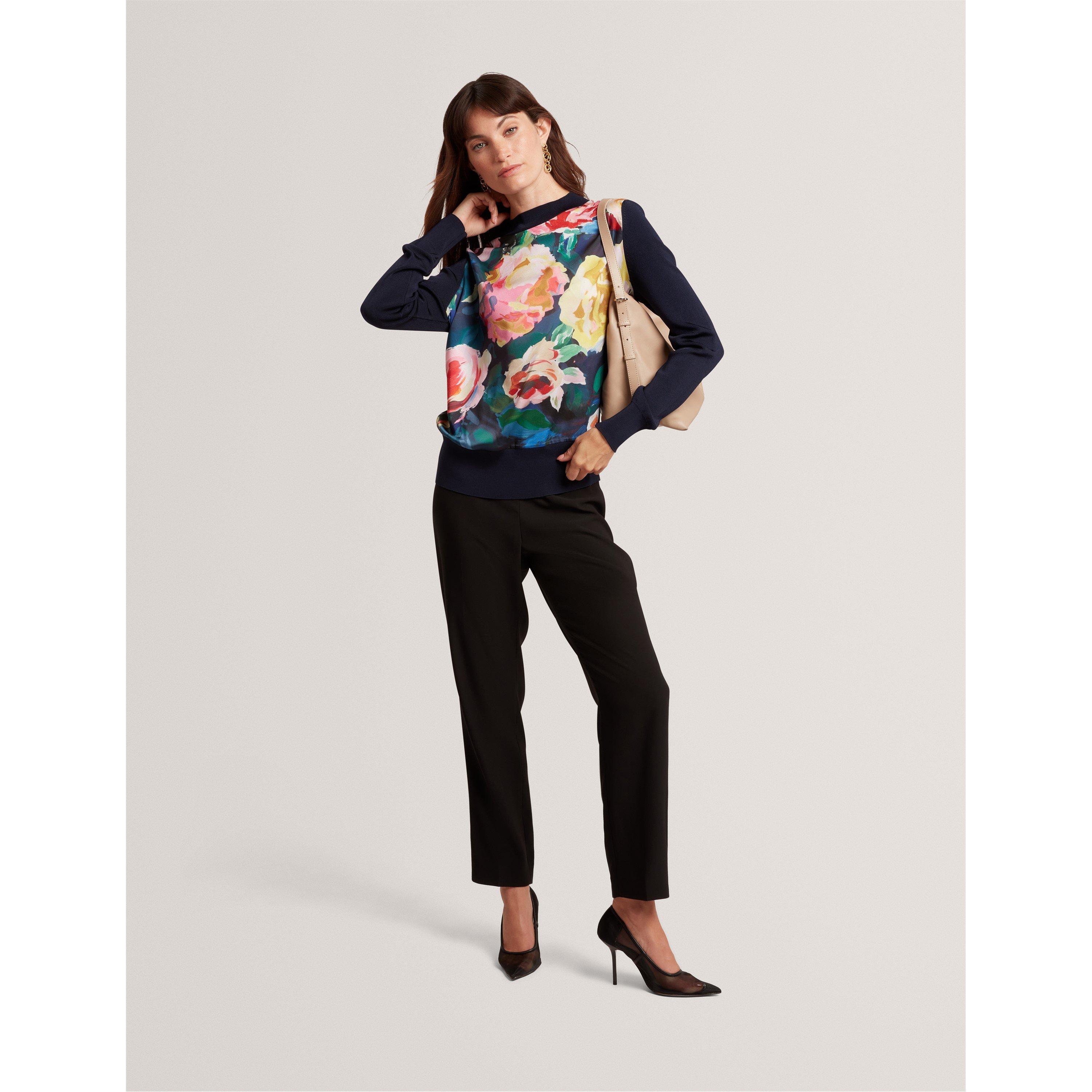 Navy - Ted Baker - Women's Knitted Top - 5