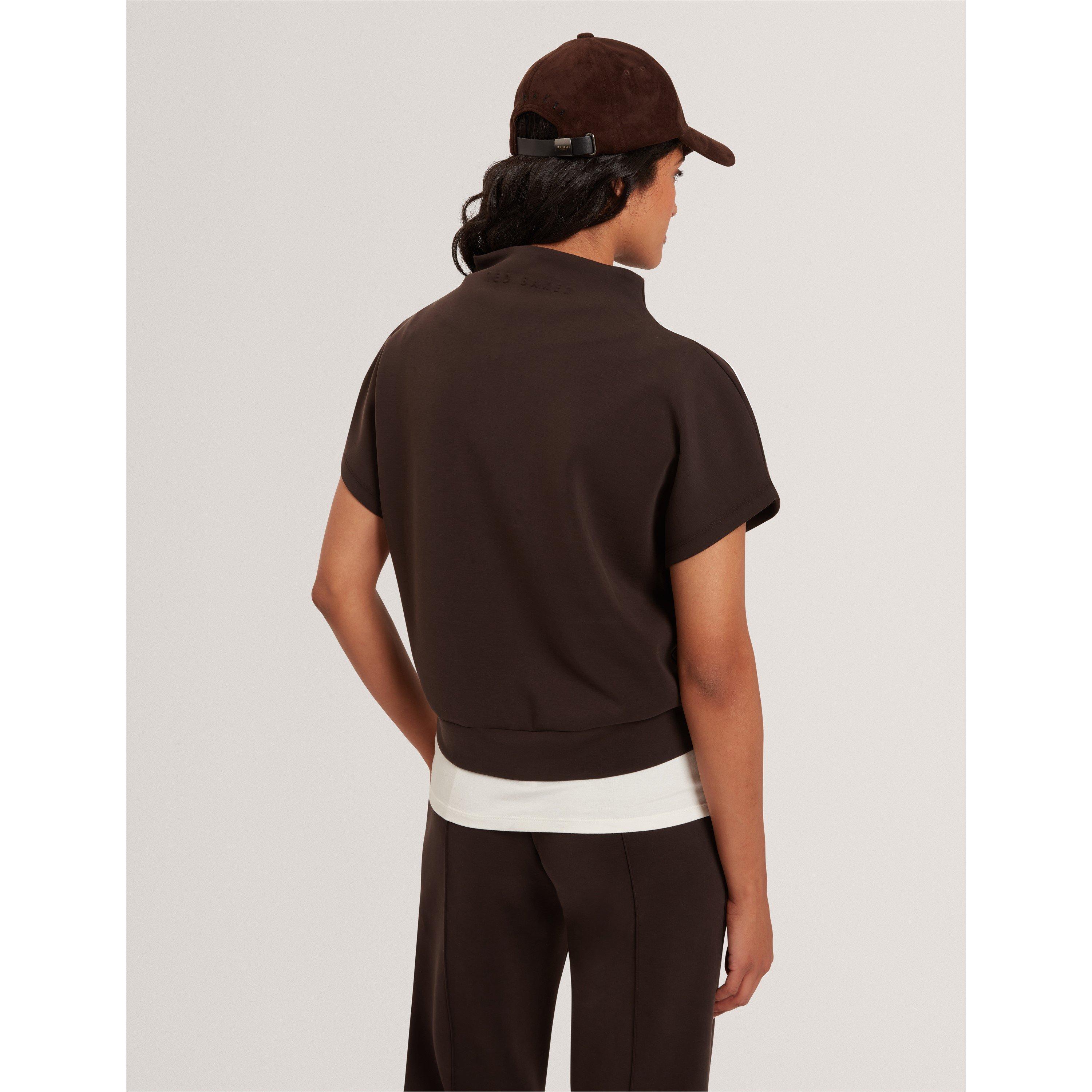 Dk-Brown - Ted Baker - Women's Cupro Crew Sweatshirt - 3