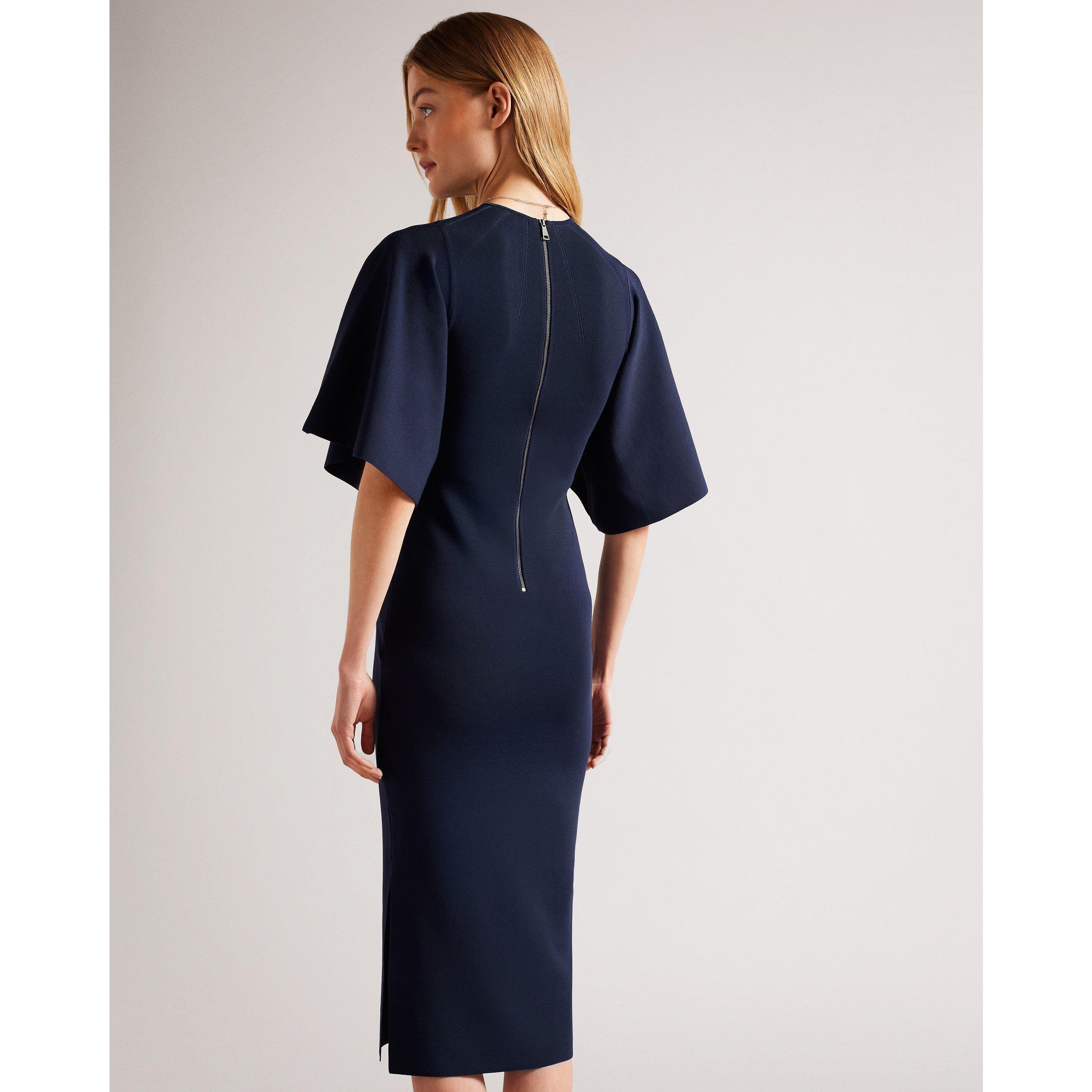 Navy - Ted Baker - Flute Midaxi Dress - 2
