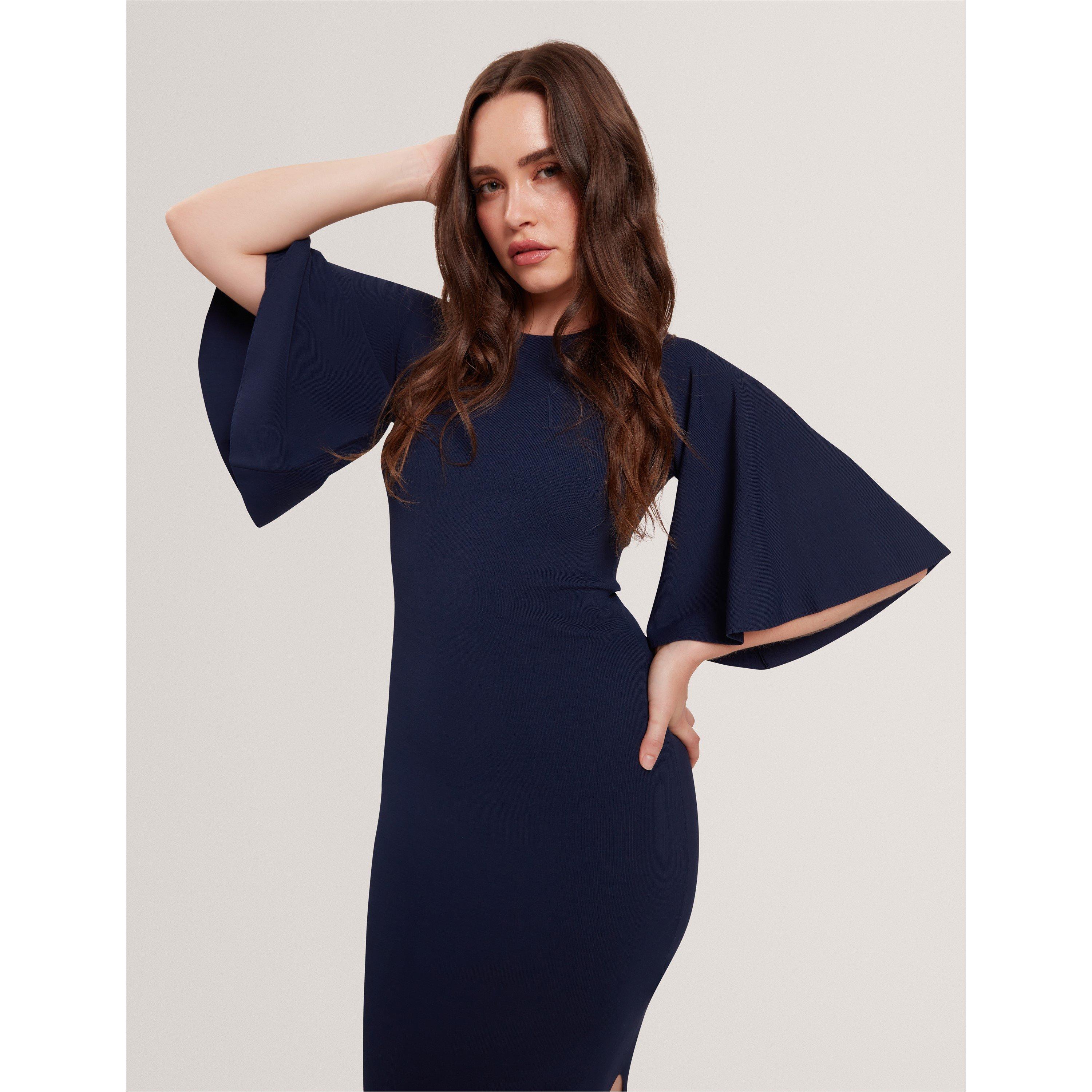Navy - Ted Baker - Flute Midaxi Dress - 5