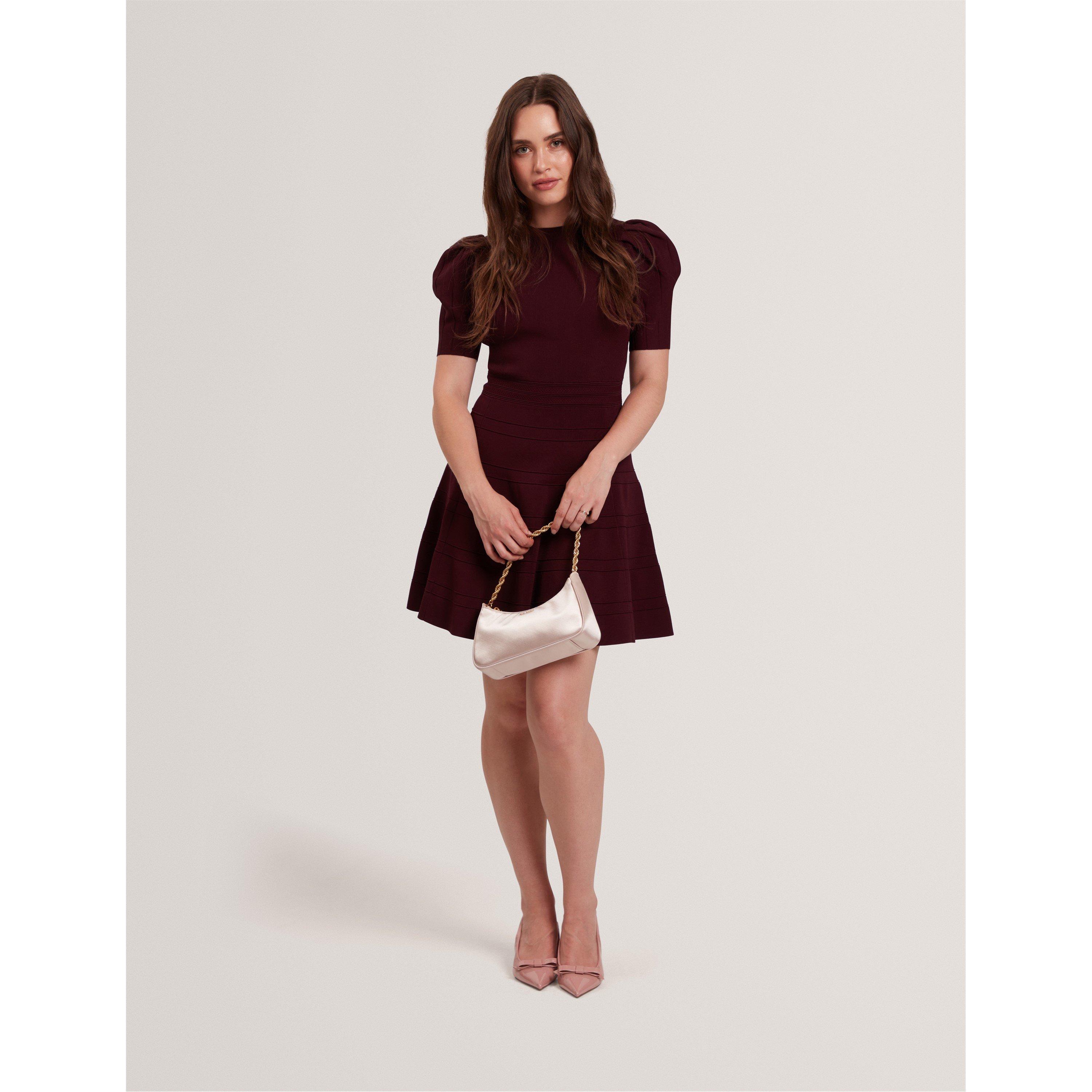 Dk-Red - Ted Baker - Women's Knitted Jumper Dress - 5