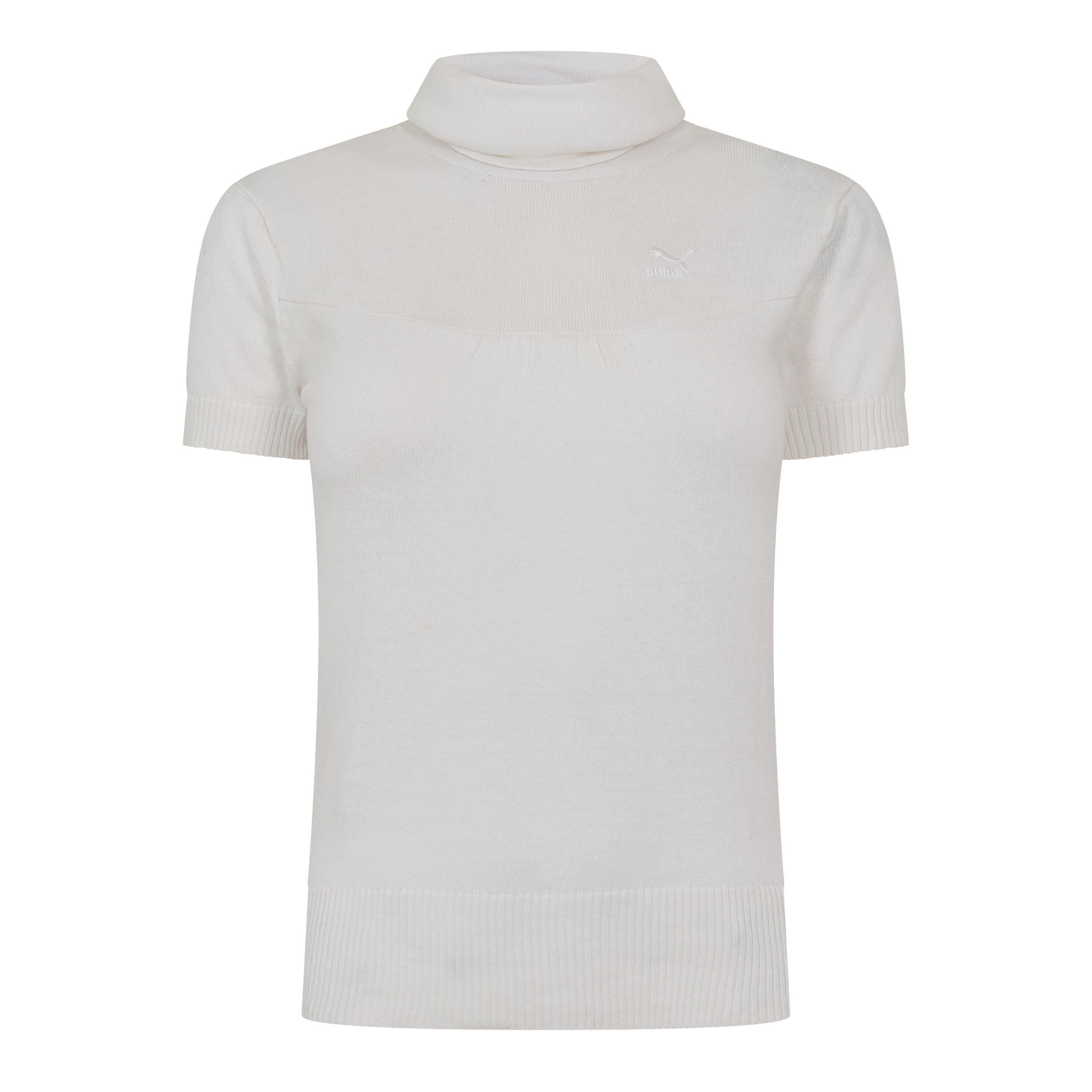 White - Puma - Knitted Sweater Womens - 1