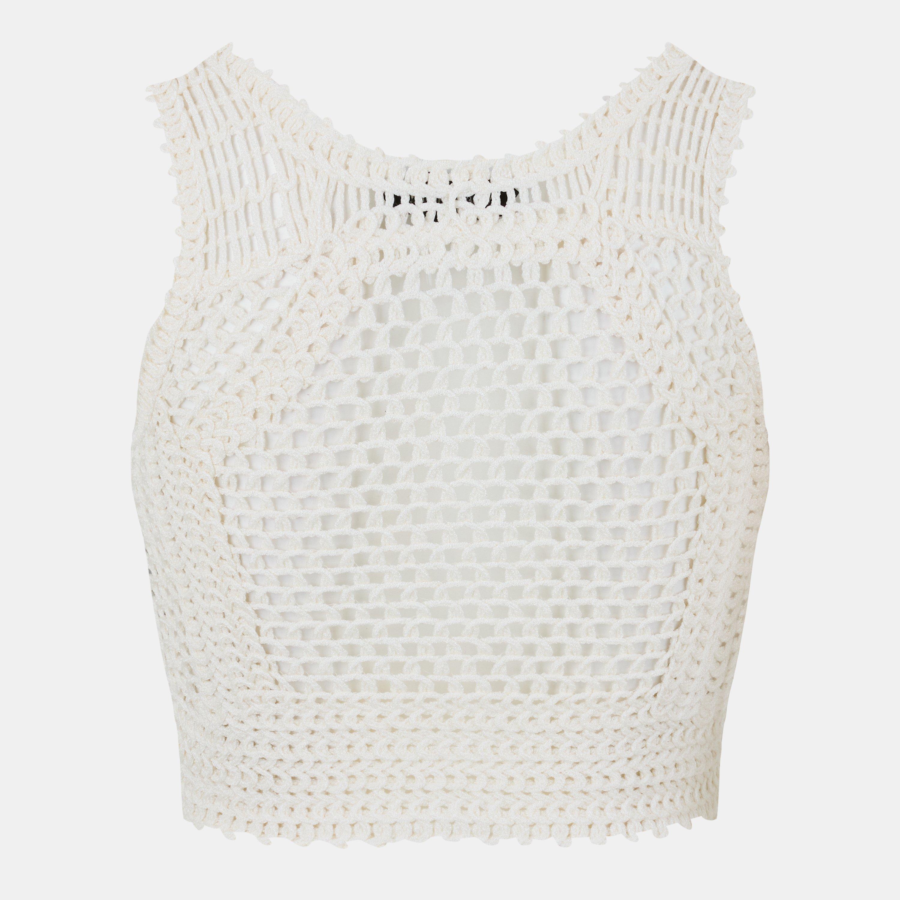 White - Tom Ford - Women's Knitted Top - 2
