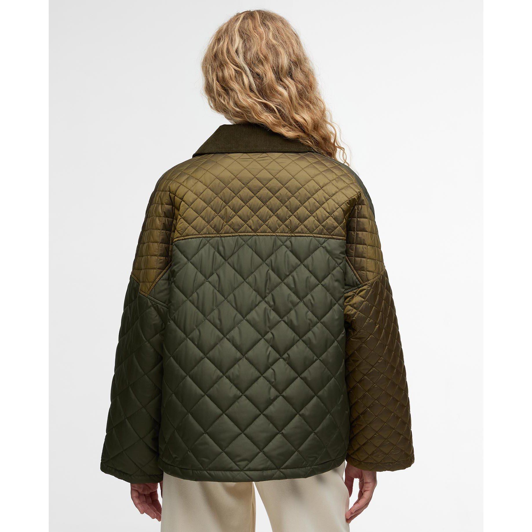 Olive/Ancient - Barbour - Womens Danby Quilted Jacket - 3