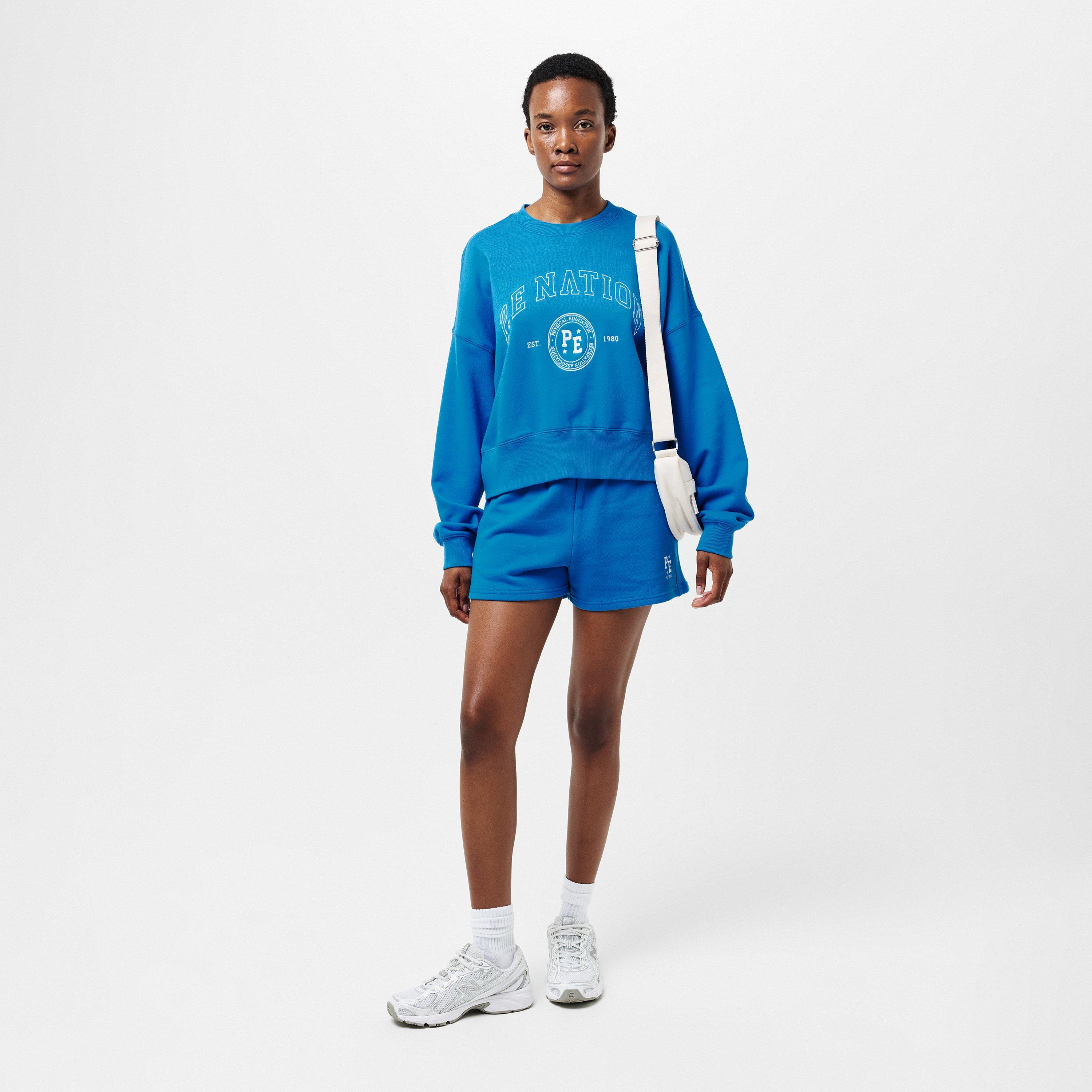 FRENCH BLUE - PE Nation - Women's Adobe Crew Sweatshirt - 7