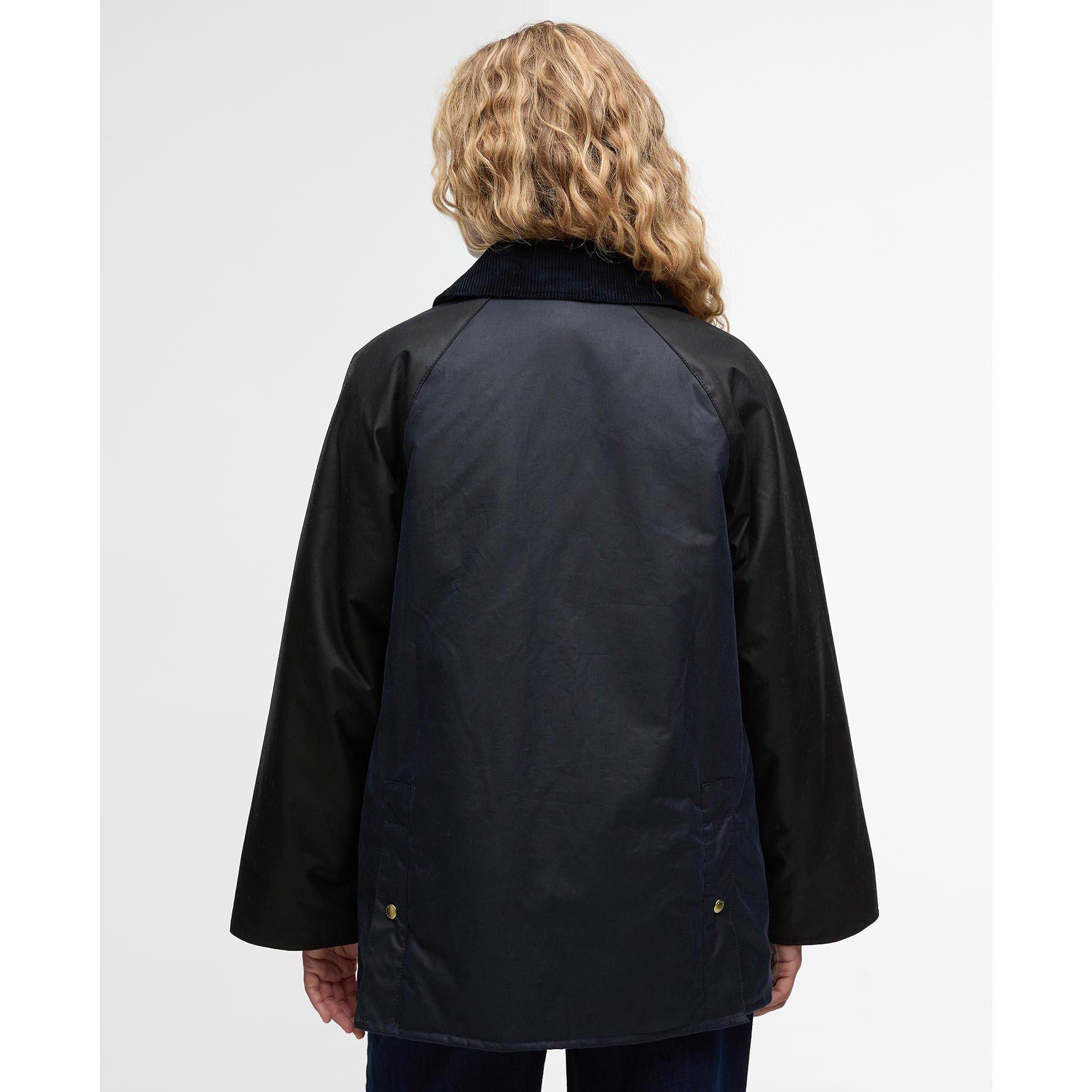 Nvy/Blck/Tartan - Barbour - Womens Kettlewell Waxed Jacket - 3