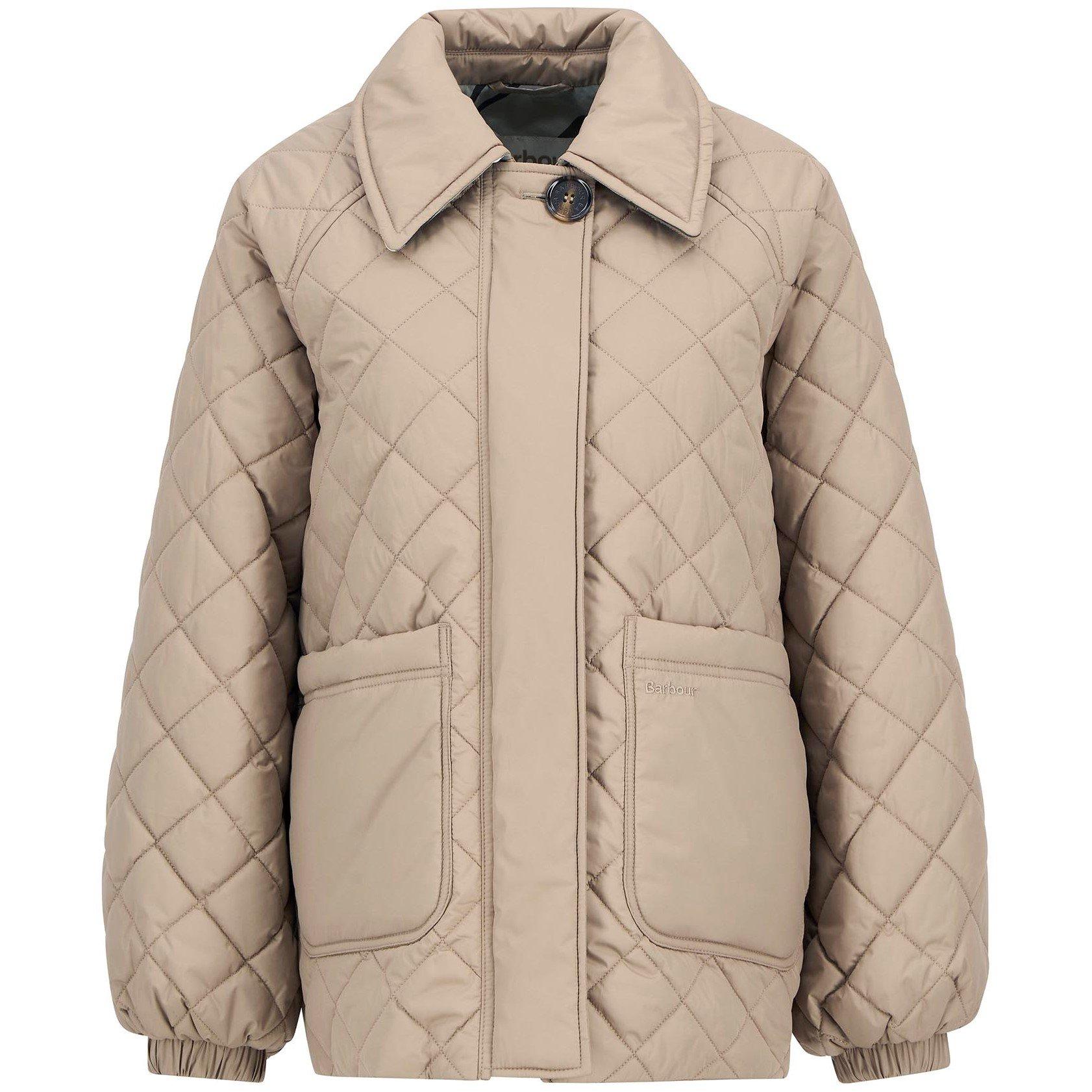 Barbour Women's Honey/Ancient Laoise Quilted Jacket - 14 (L)