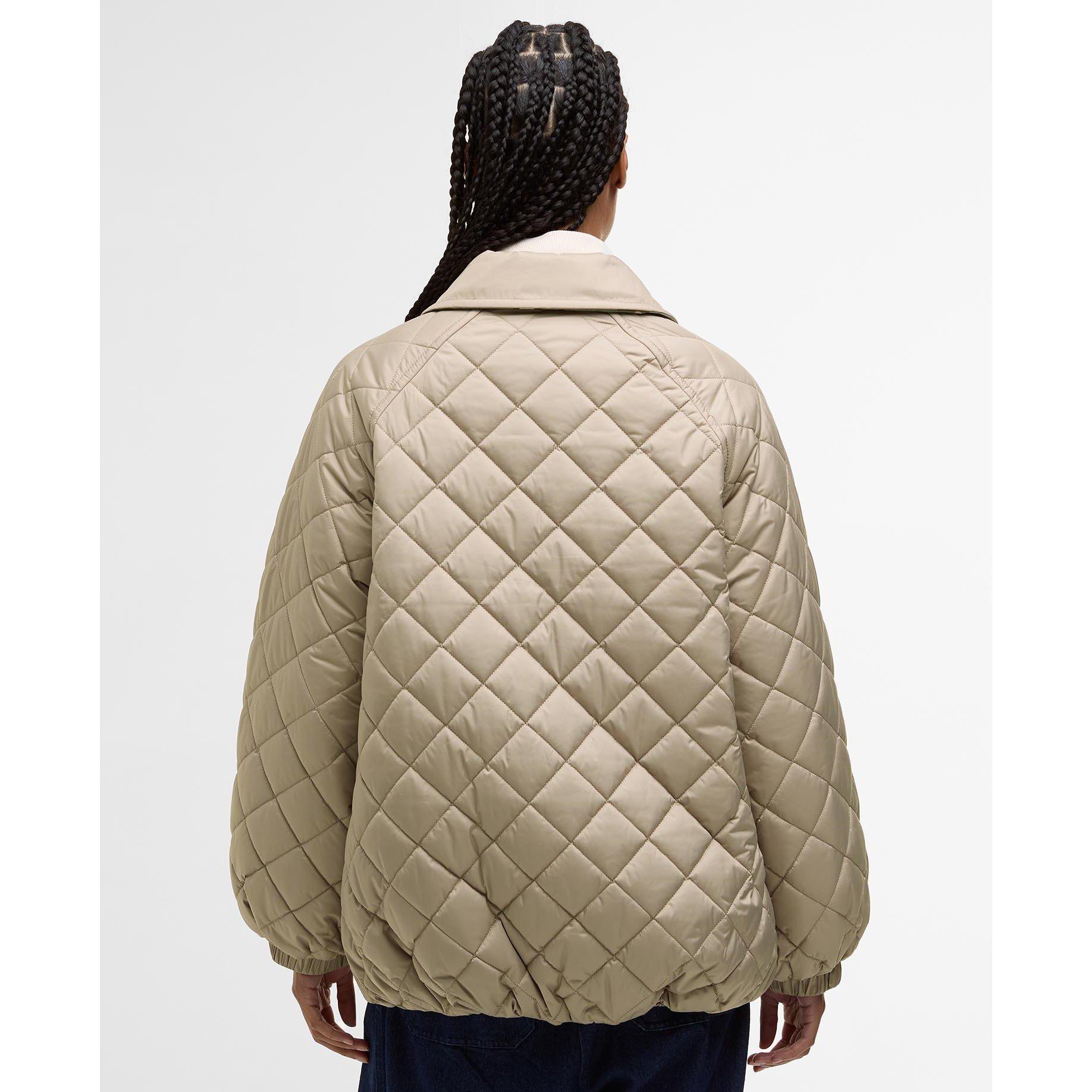 Honey/Ancient - Barbour - Womens Laoise Quilted Jacket - 3