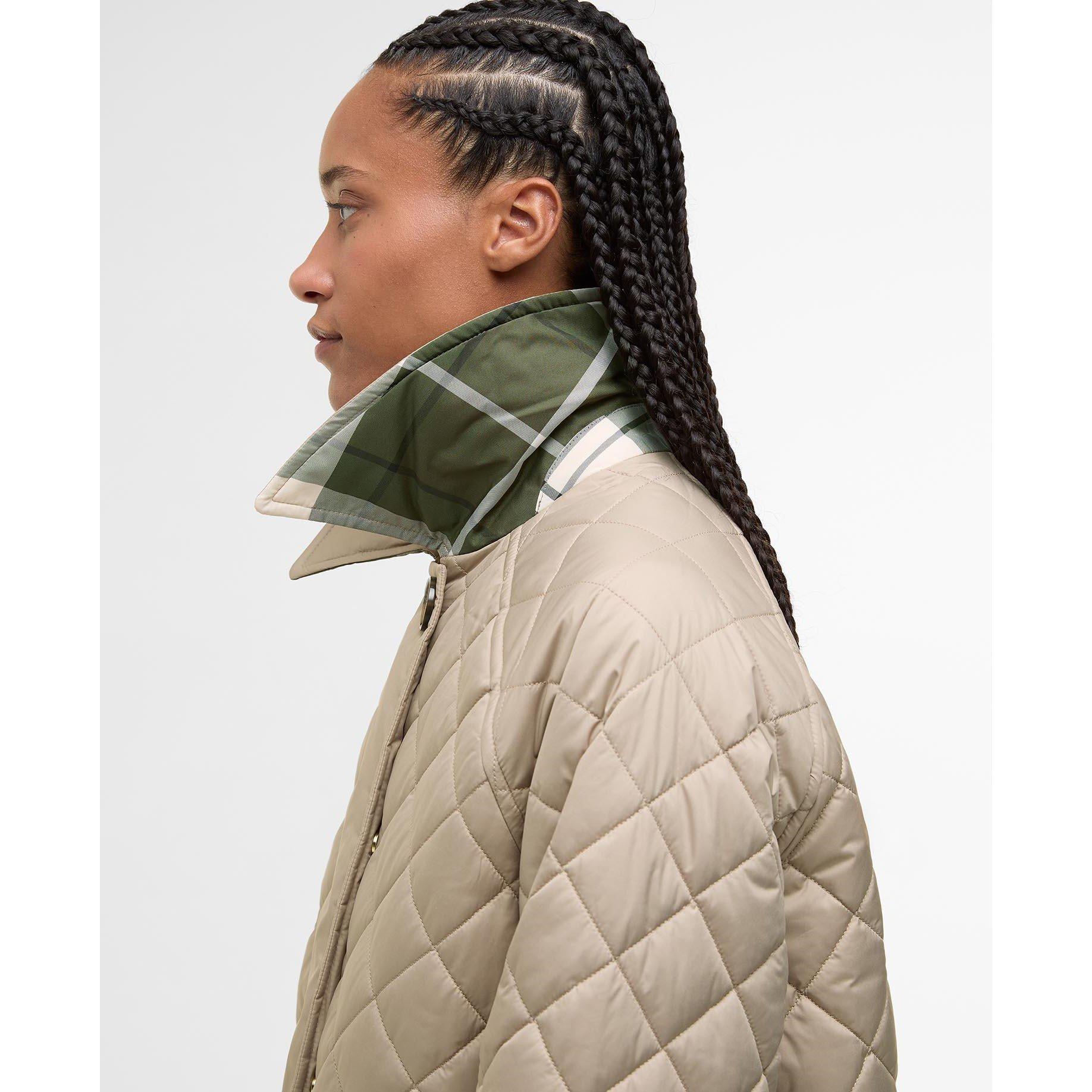 Honey/Ancient - Barbour - Womens Laoise Quilted Jacket - 4