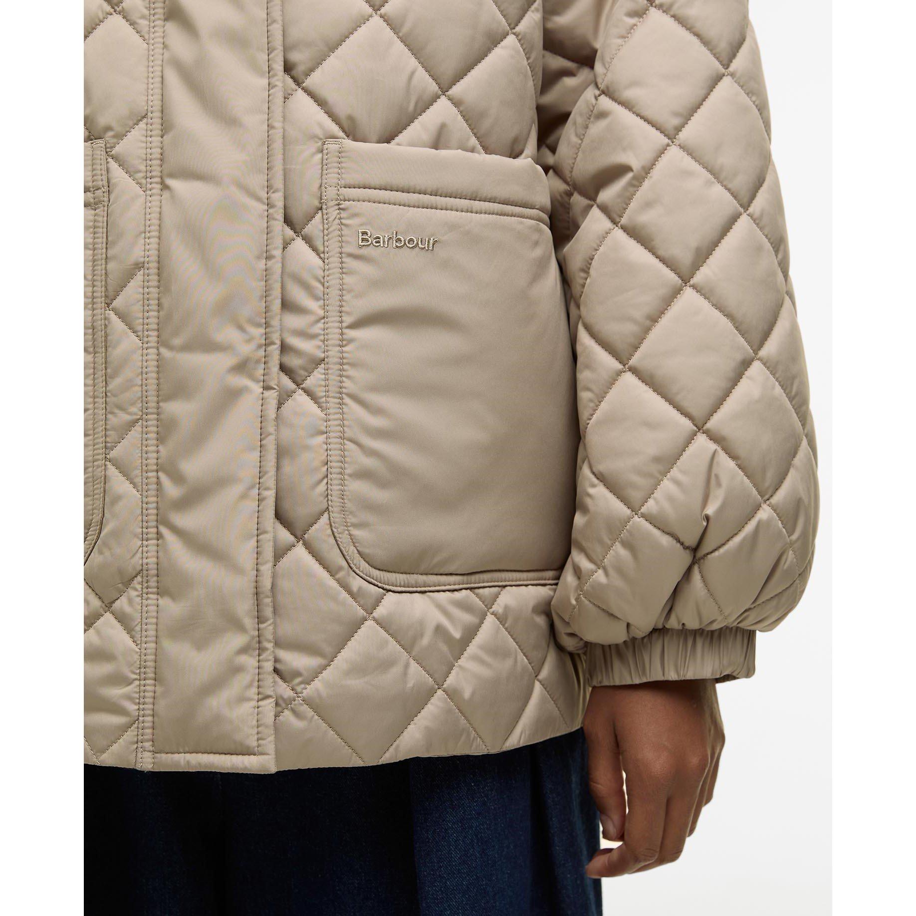 Honey/Ancient - Barbour - Womens Laoise Quilted Jacket - 6