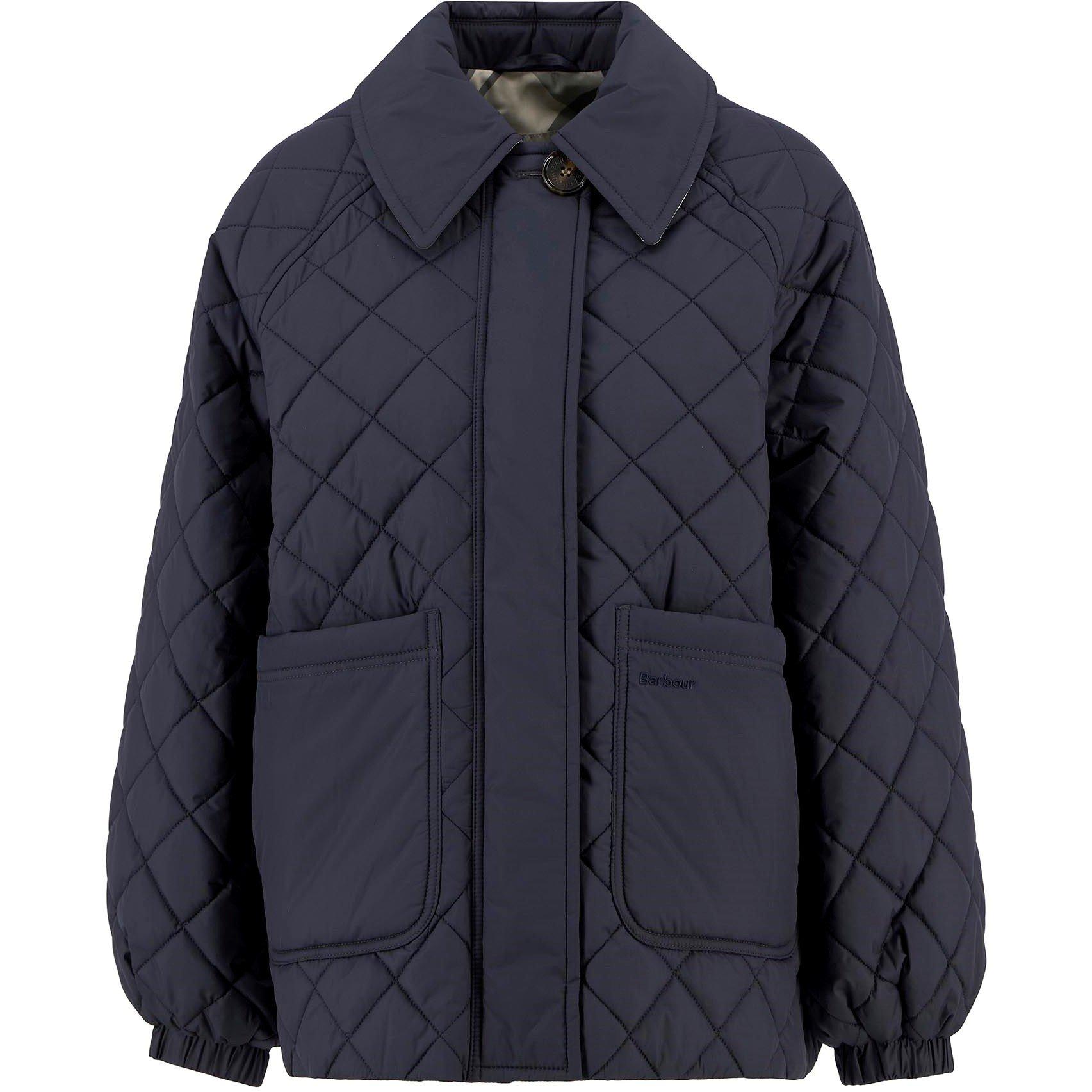 Navy/Ancient - Barbour - Womens Laoise Quilted Jacket - 1