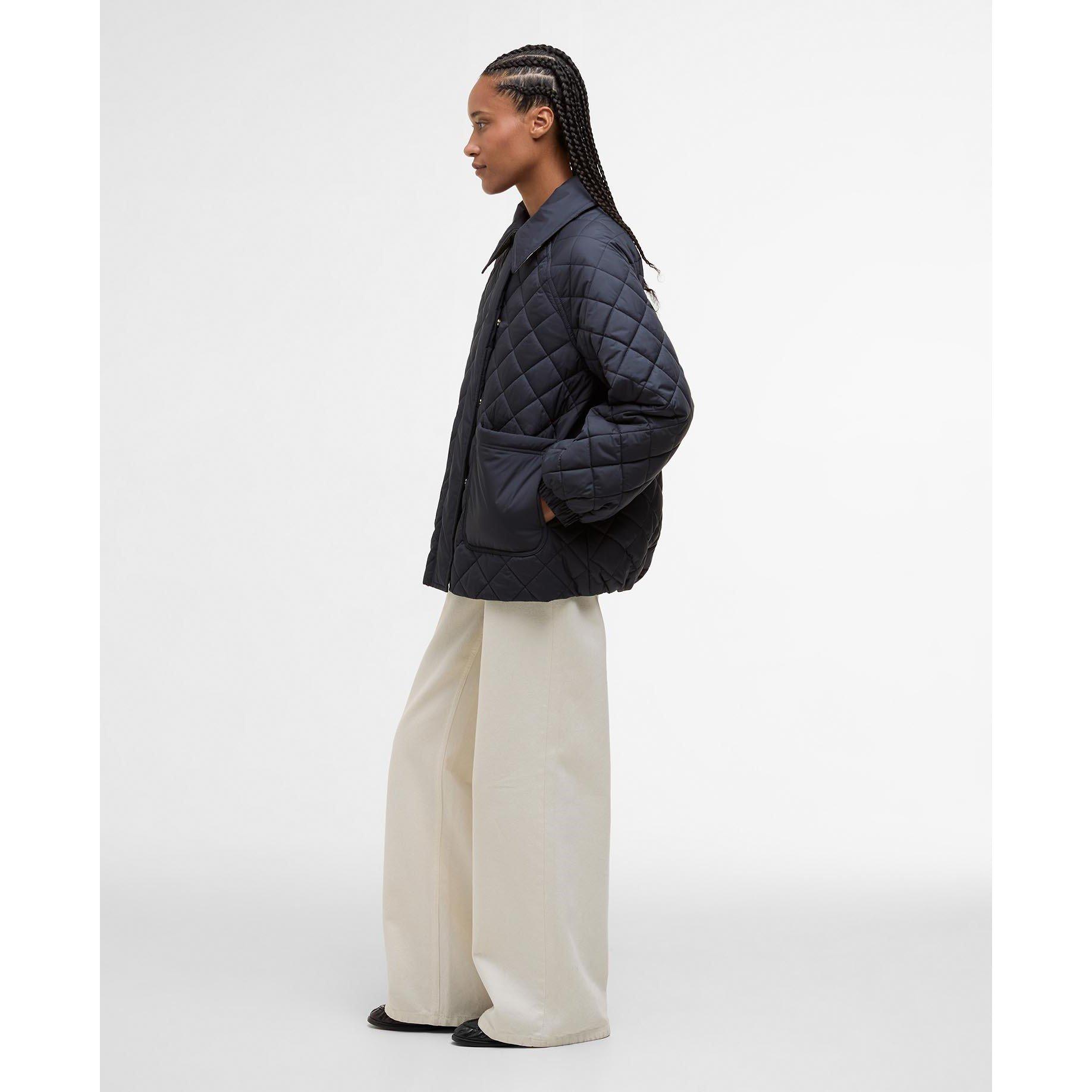 Navy/Ancient - Barbour - Women's B.Intense Laoise Quilted Jacket - 8