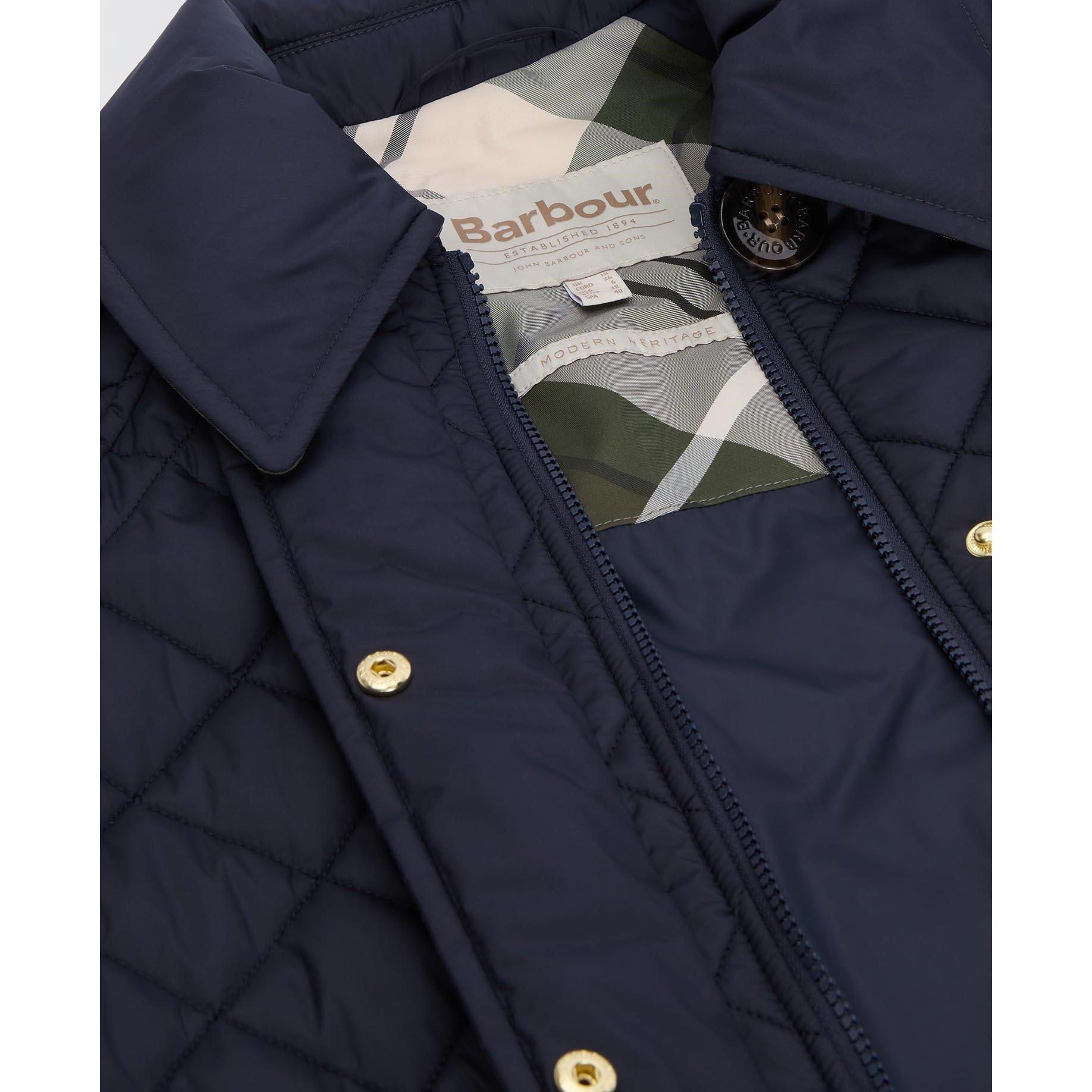 Navy/Ancient - Barbour - Women's B.Intense Laoise Quilted Jacket - 7
