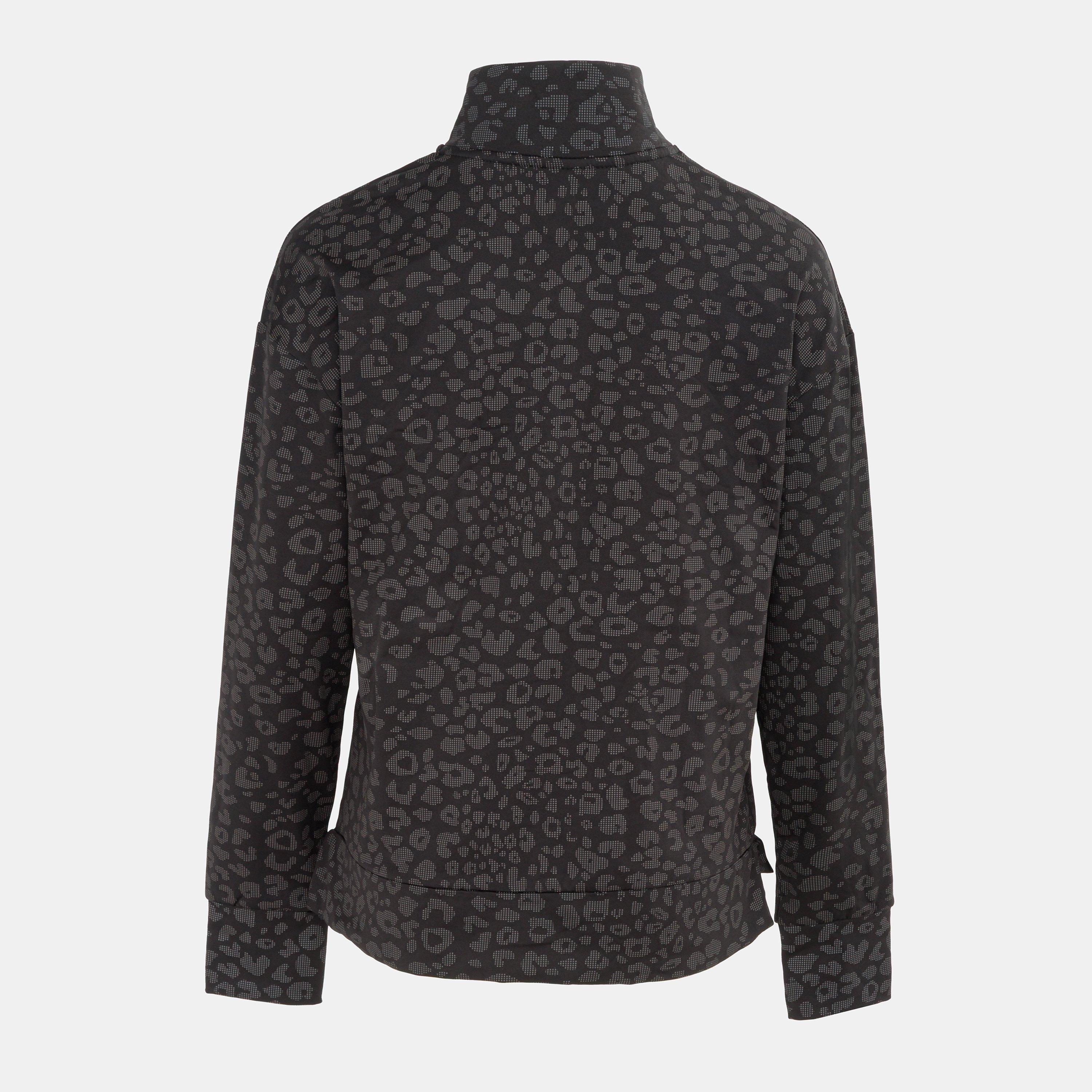 Black - LA Gear - Half Zip Sweatshirt Womens - 2