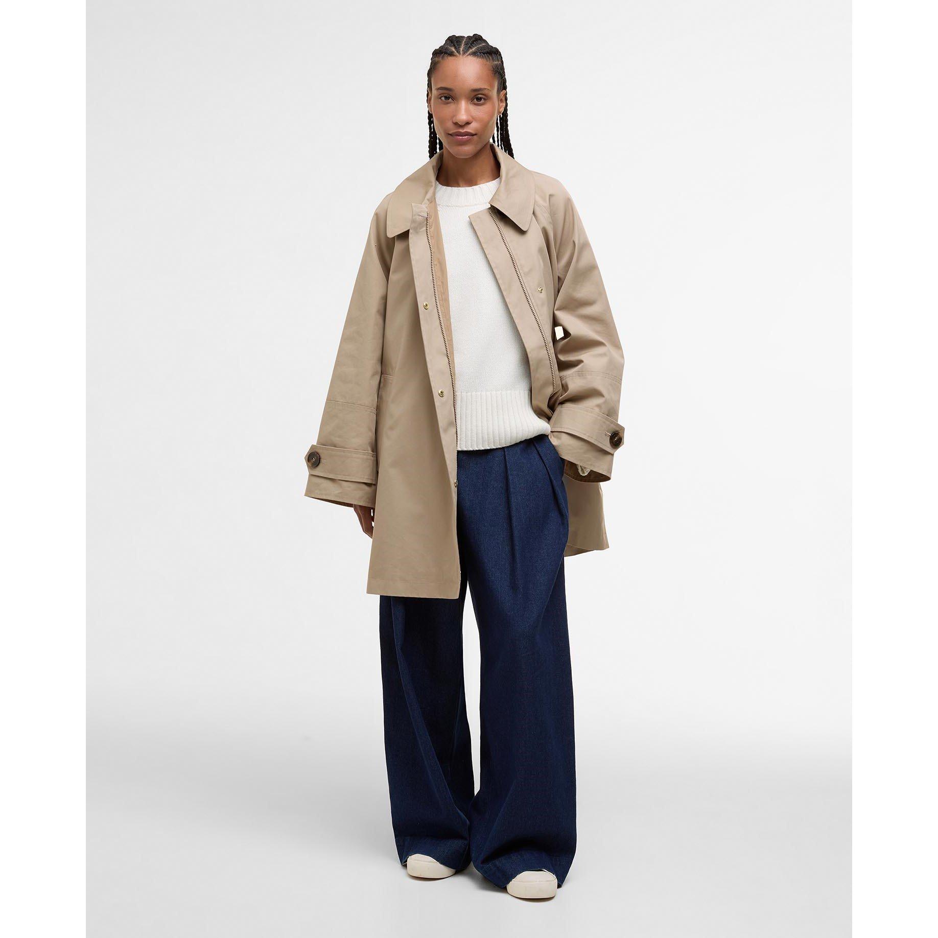 Honey/Ancient - Barbour - Women's Kennedy Side Plate Mac - 8