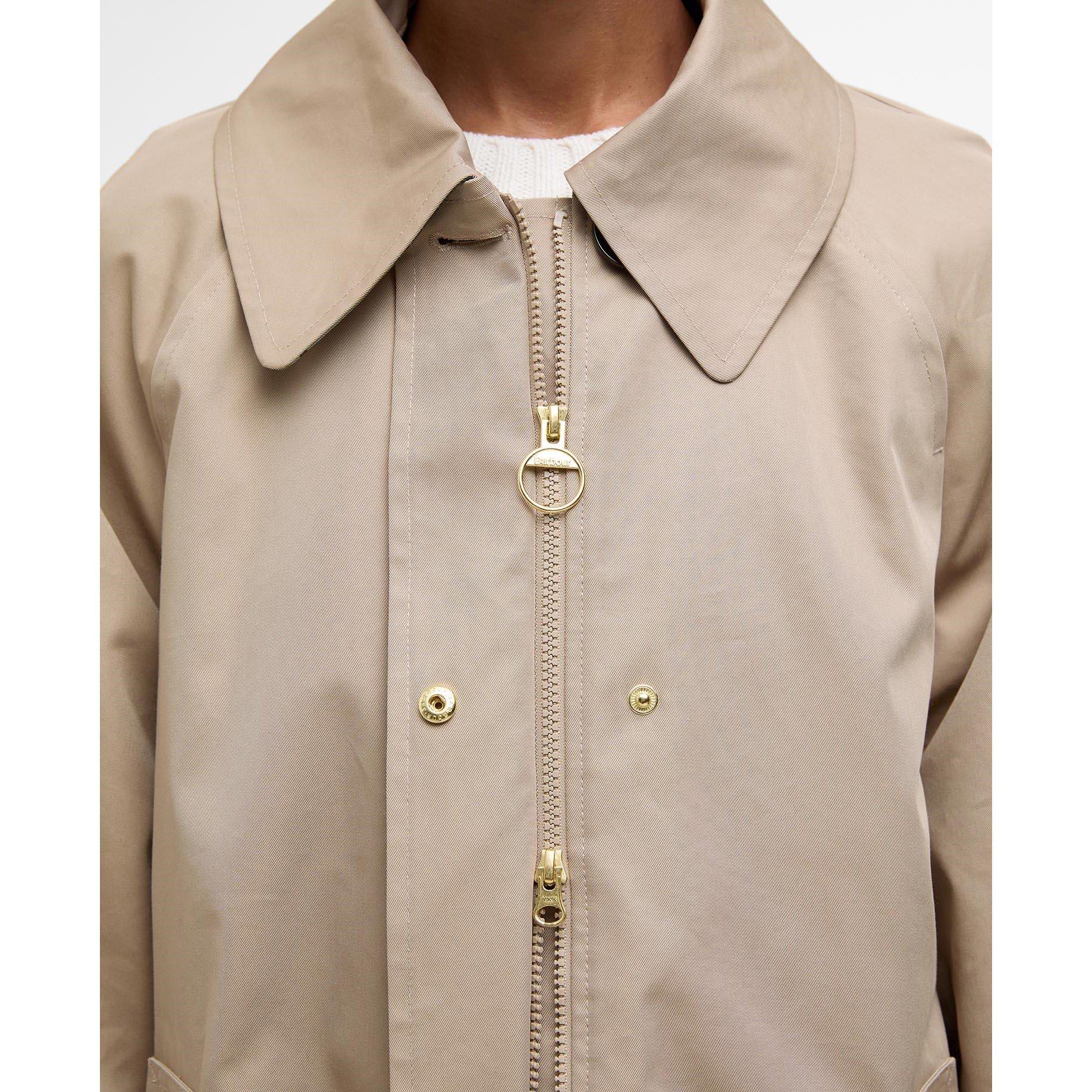 Honey/Ancient - Barbour - Women's Kennedy Side Plate Mac - 5