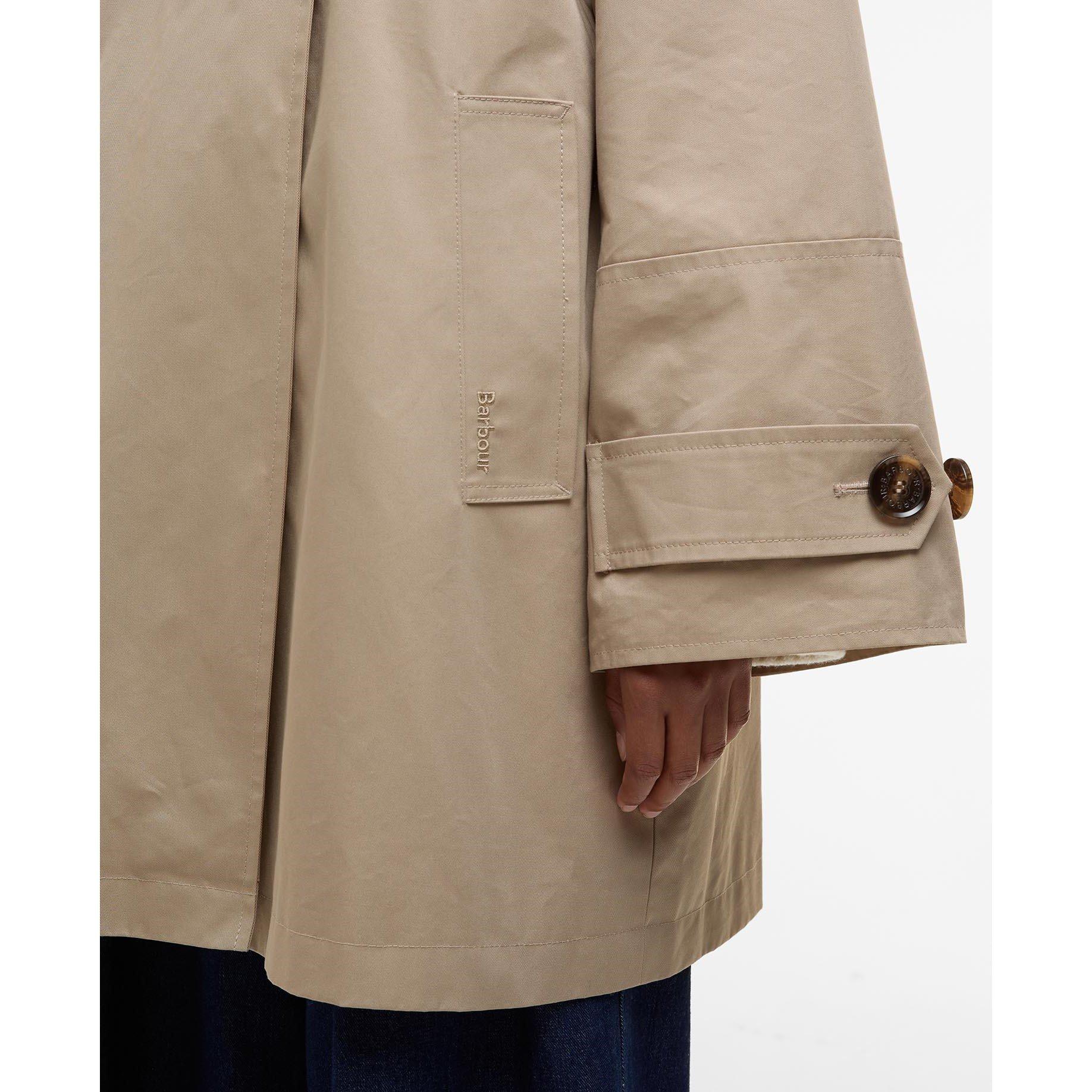 Honey/Ancient - Barbour - Women's Kennedy Side Plate Mac - 6