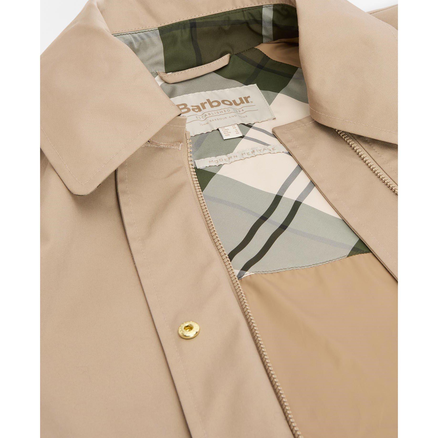 Honey/Ancient - Barbour - Women's Kennedy Side Plate Mac - 7